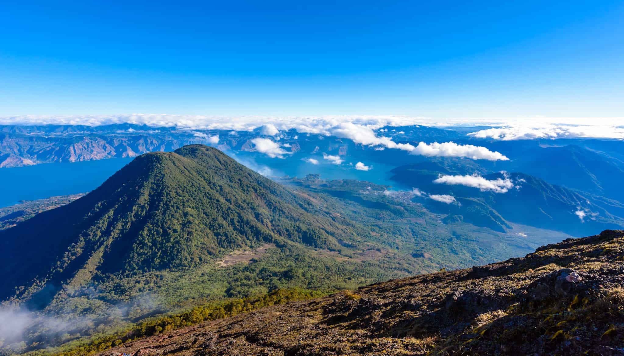 Toliman volcano, Guatemala.