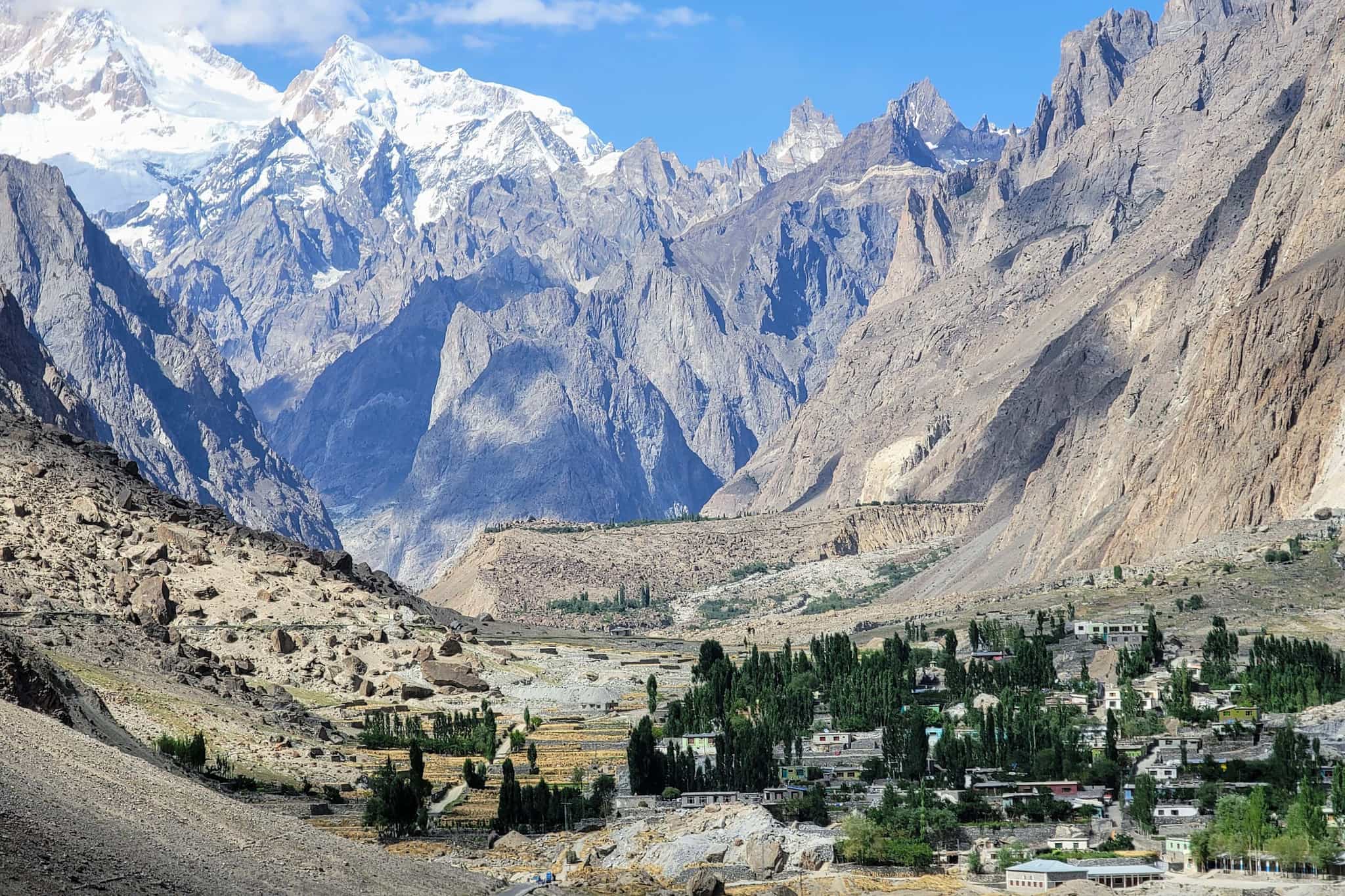 View of Kanday Village in Baltistan
