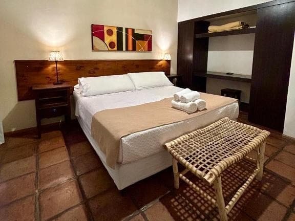 A double room at Plaza Hotel, Cafayate, Salta Region, Argentina