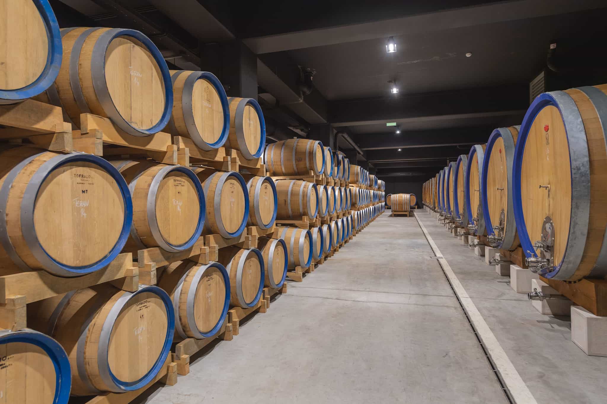 Wine Cellar of the Roxanich Design Hotel in Motovun