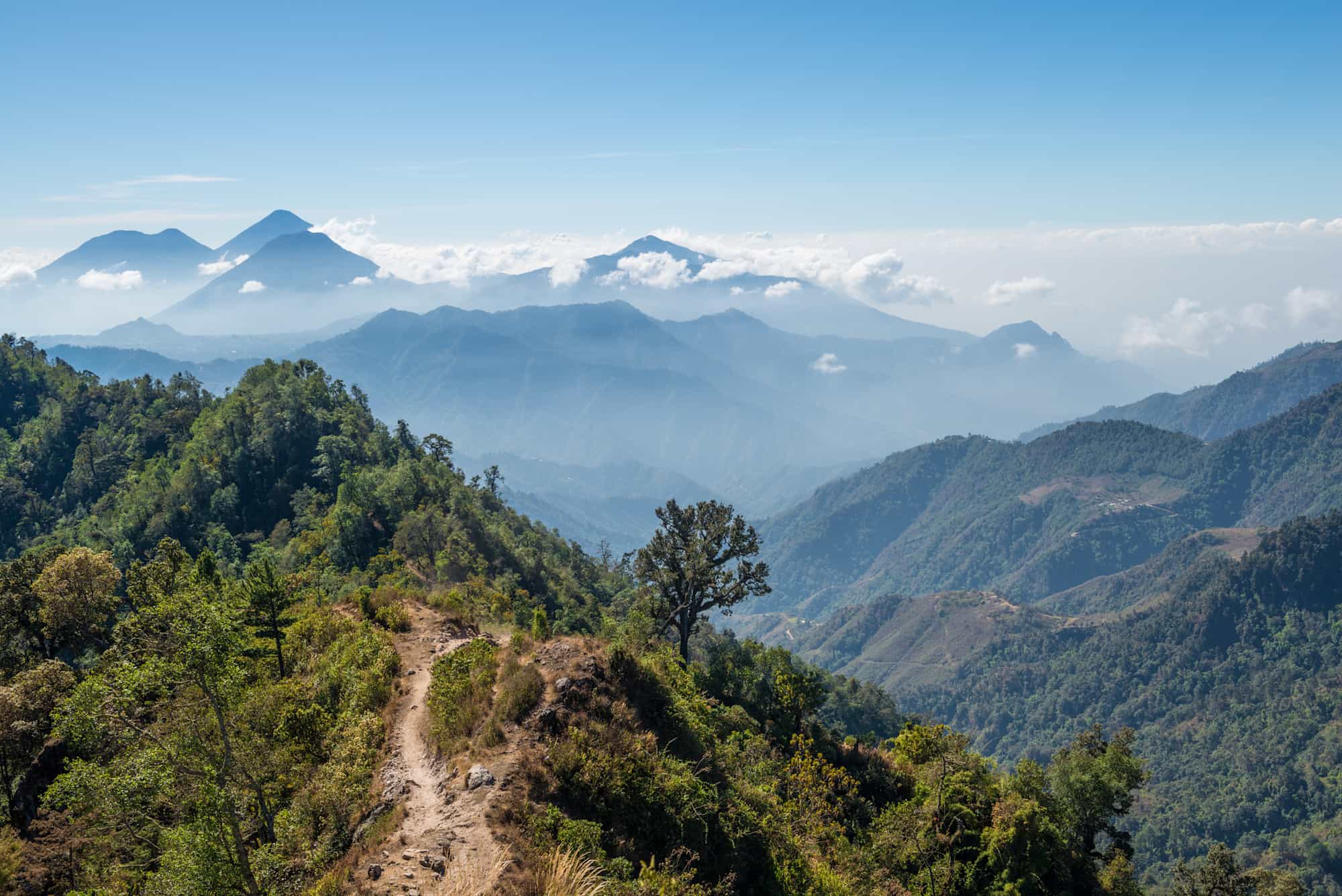 View of the Guatemalan highlands