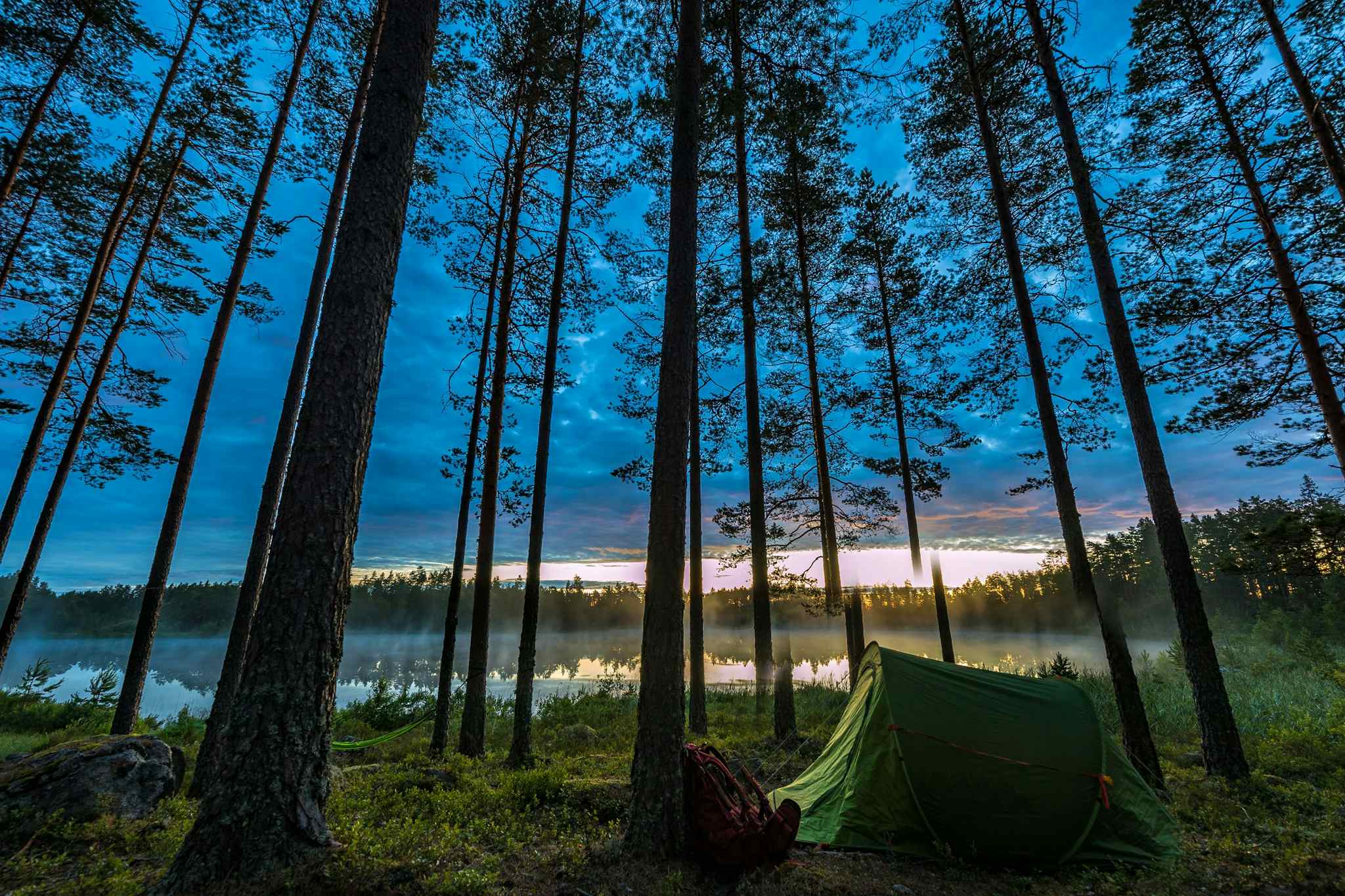 Wild Camping site, Sweden. Photo: Marcus Westberg