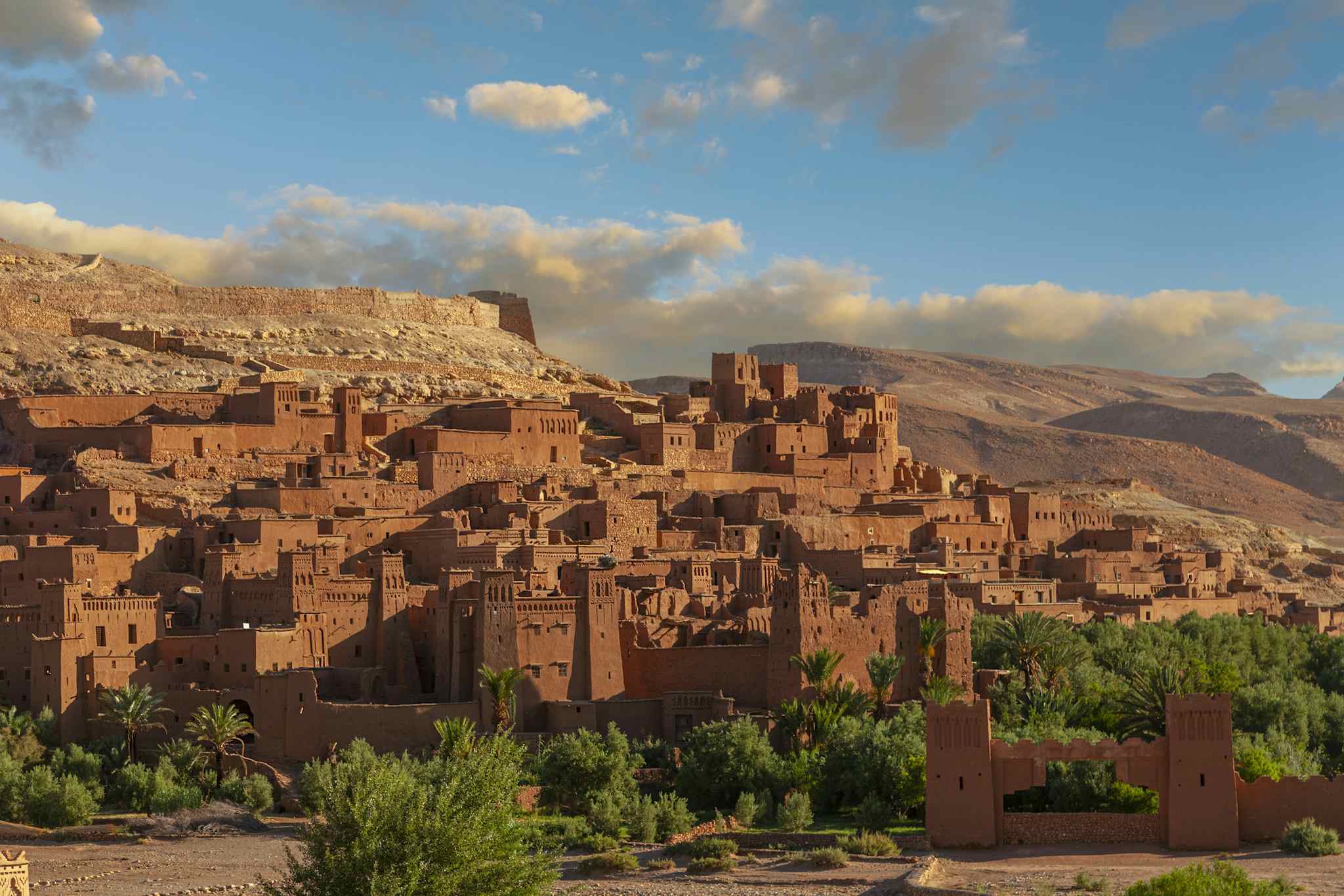 The UNESCO-listed Ait Ben Haddou in Morocco. 