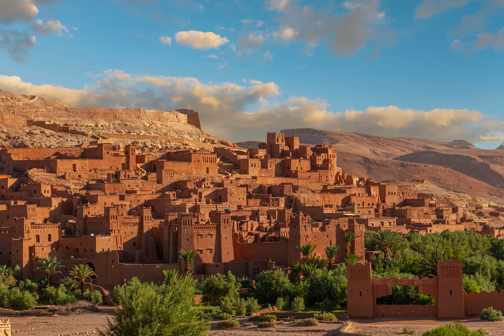 The UNESCO-listed Ait Ben Haddou in Morocco. 