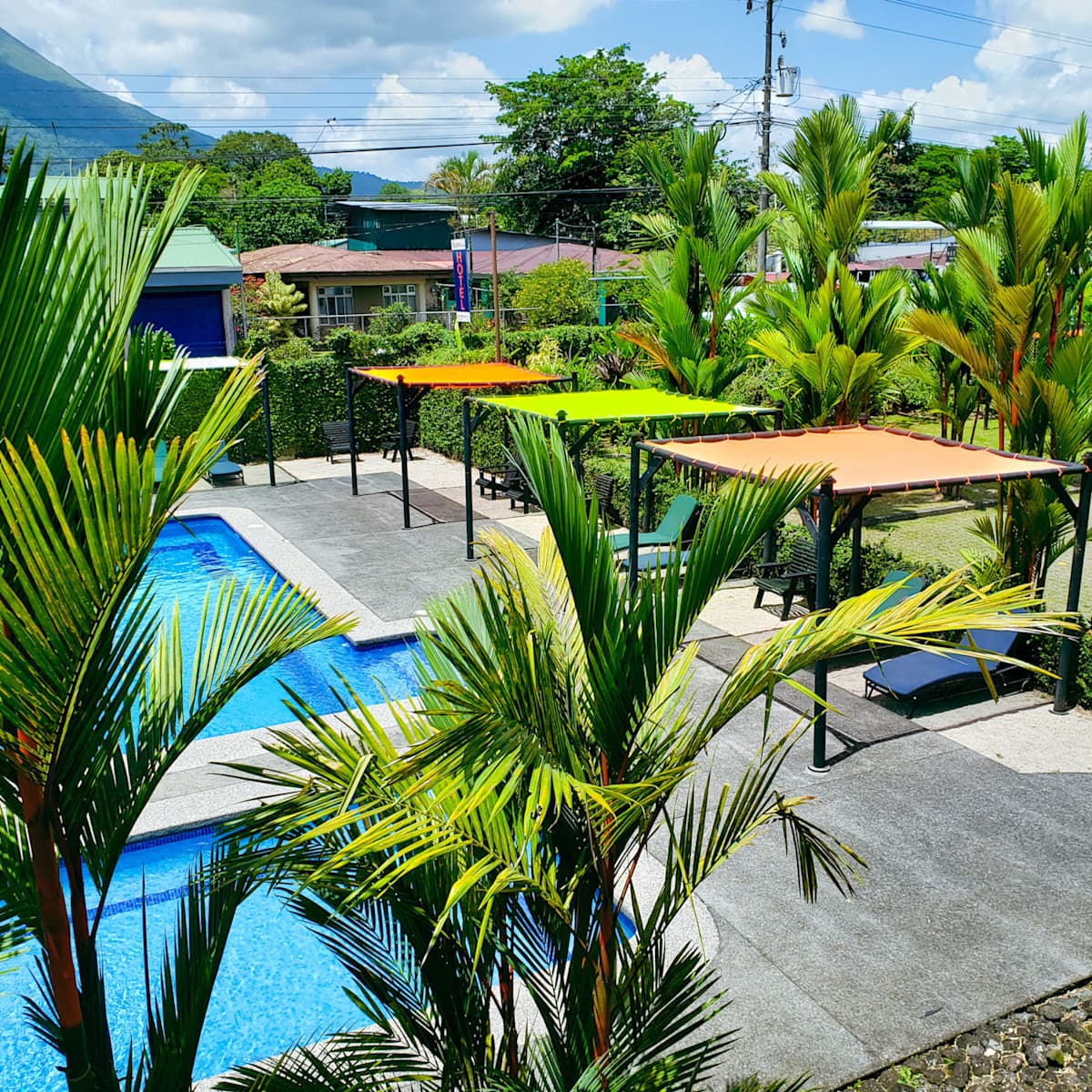 outside of San Bosco Hotel, La Fortuna, Costa Rica