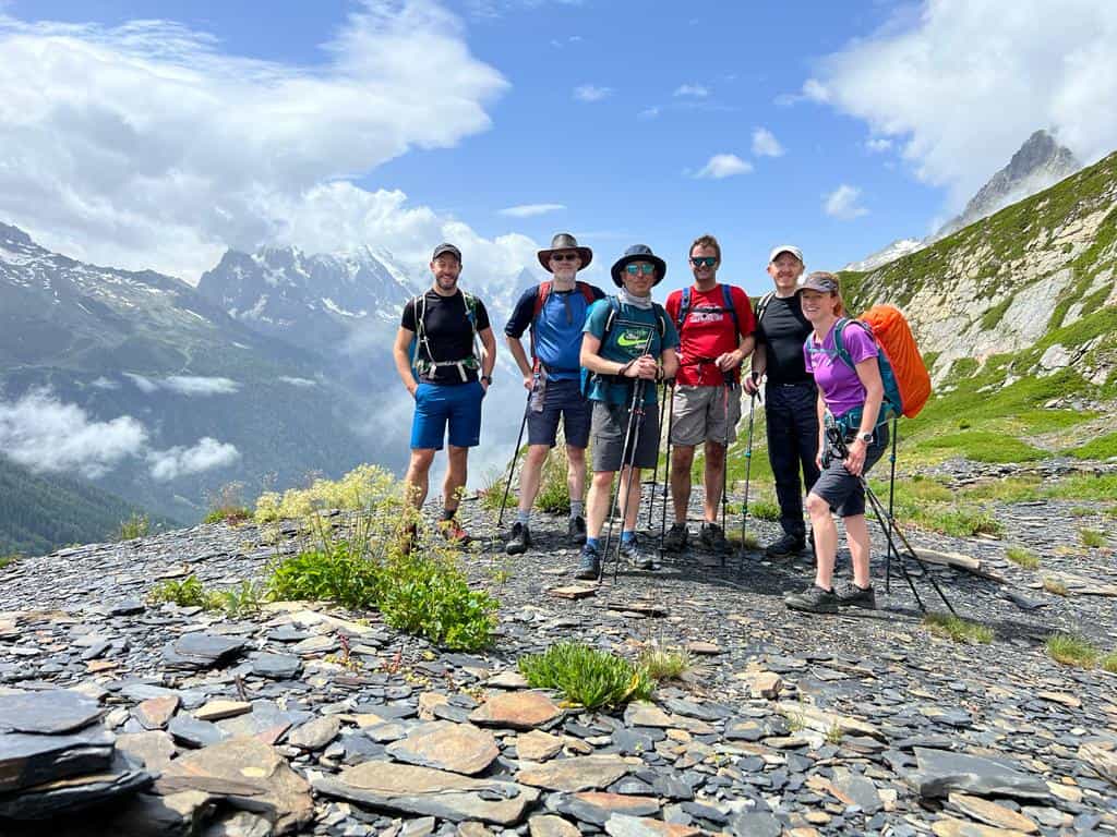 Hiking, Col du Balme, France. Photo: Host // Tracks and Trails