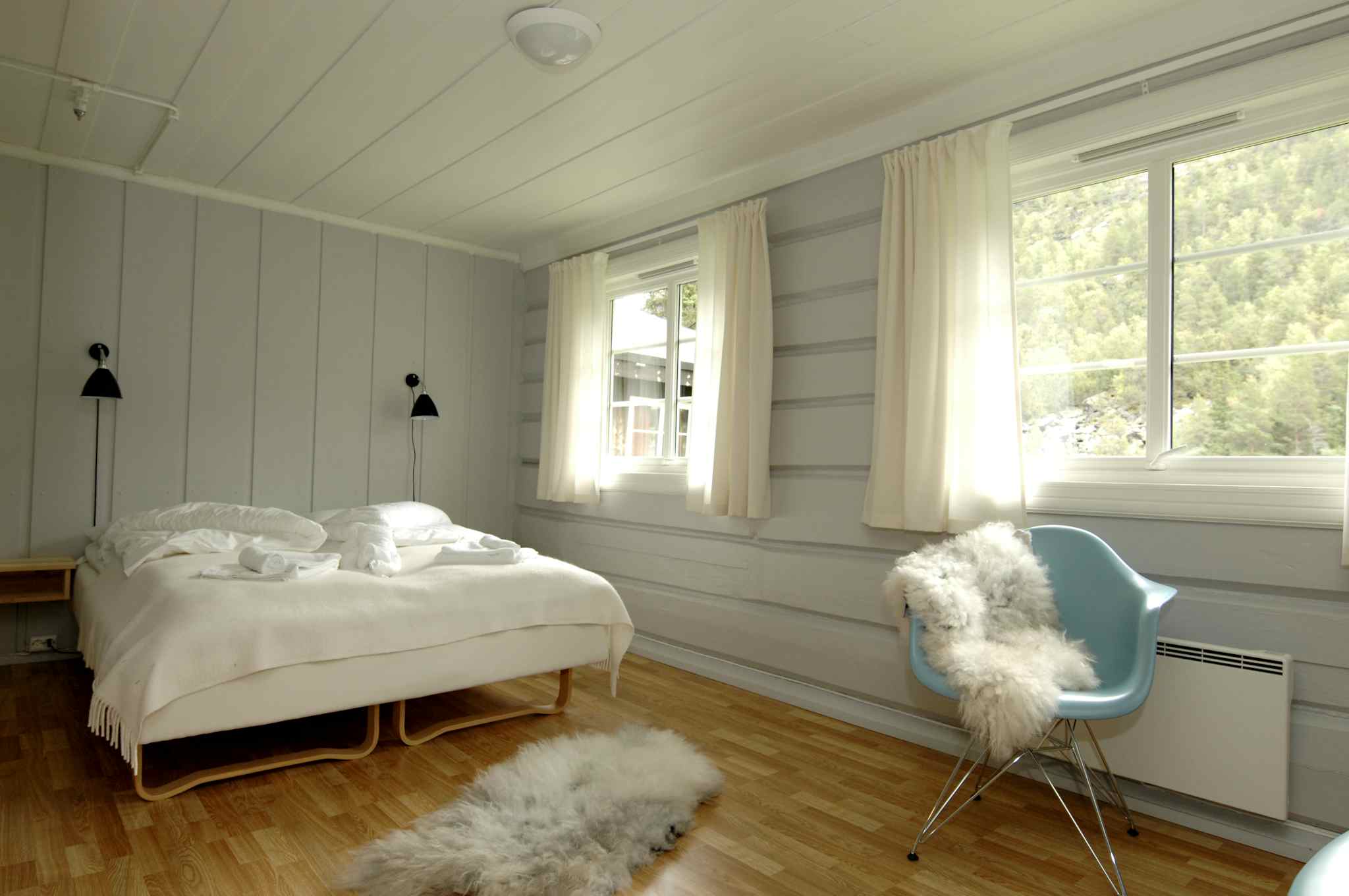 A room in the Elvester Hotel in in Jotunheimen, Norway. 