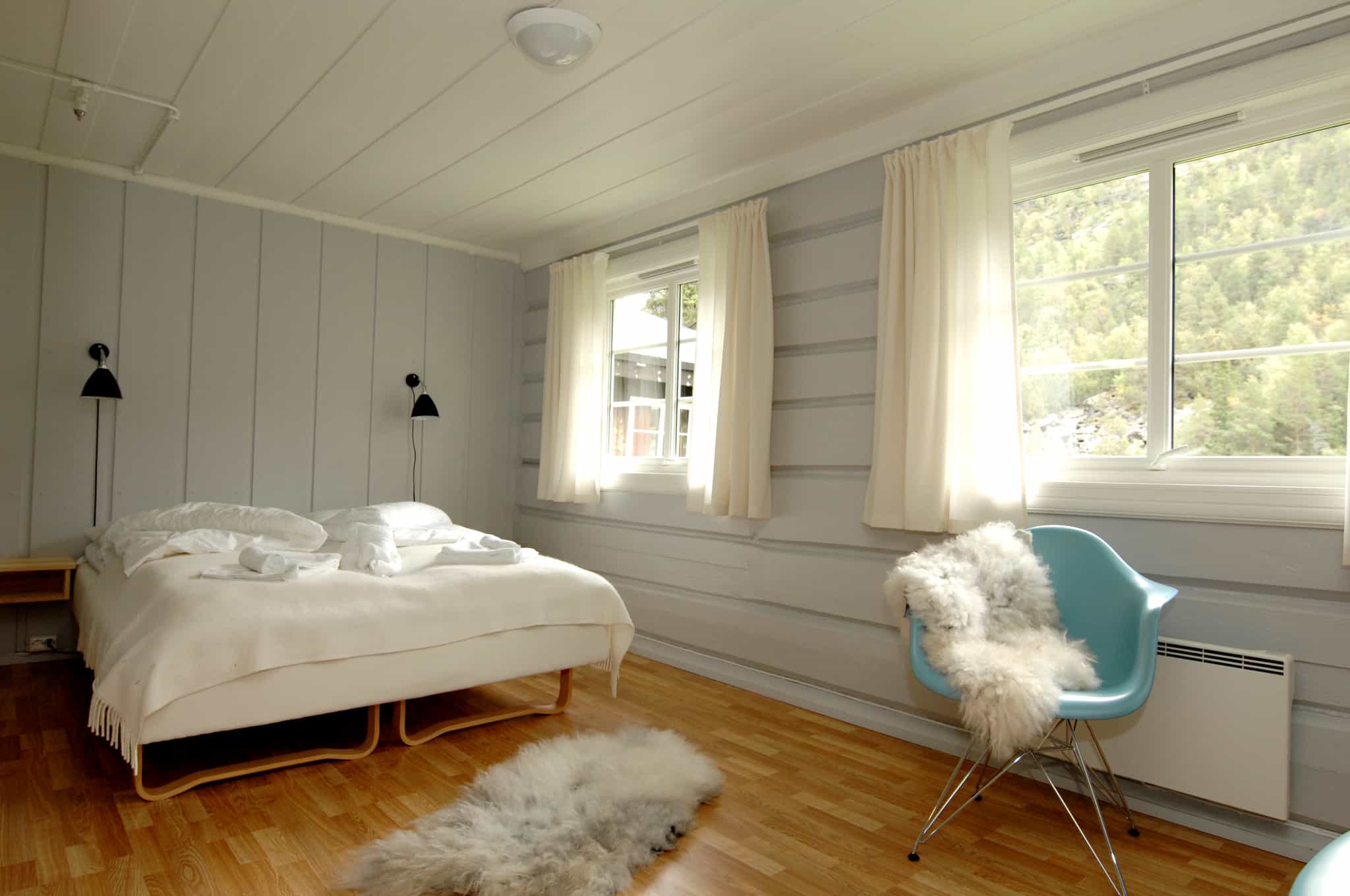 A room in the Elvester Hotel in in Jotunheimen, Norway.