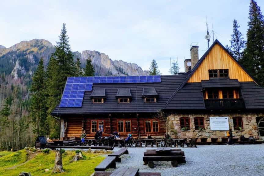 Ornak Mountian hut in the Tatra Mountains
