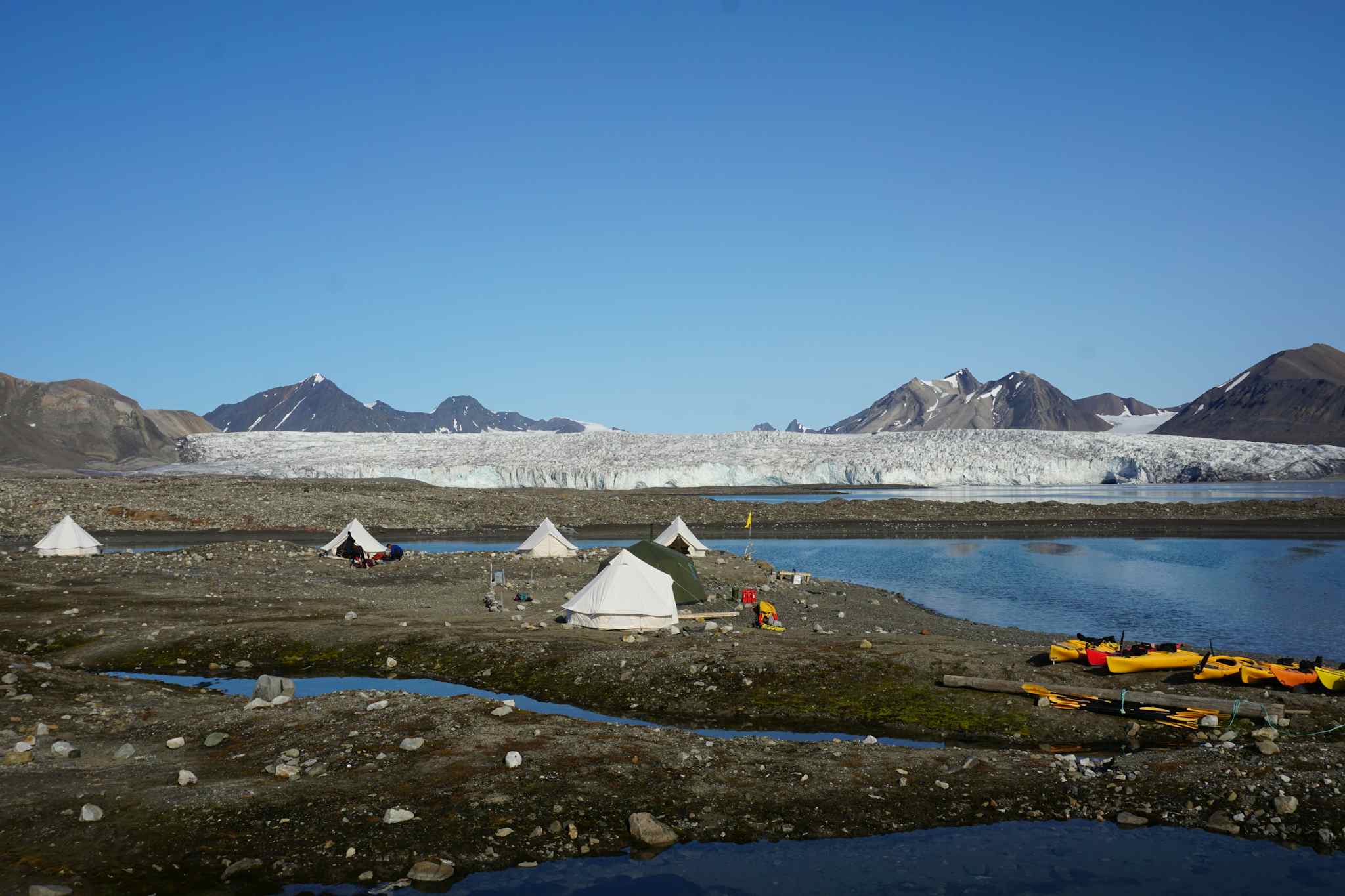Svalbard wilderness camp
