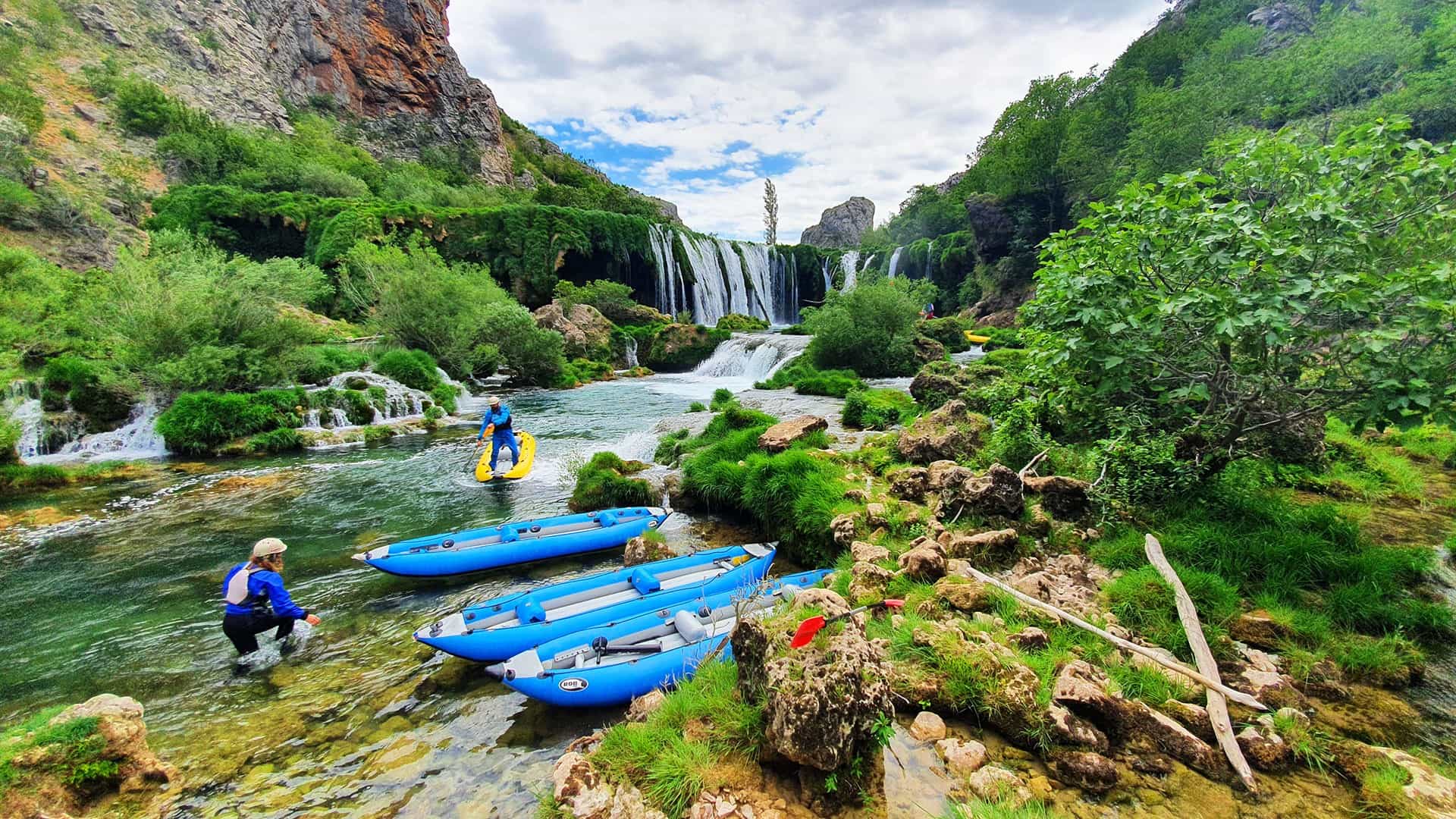 Zrmanja kayaking adventure, Croatia. Photo: Host/Raftrek