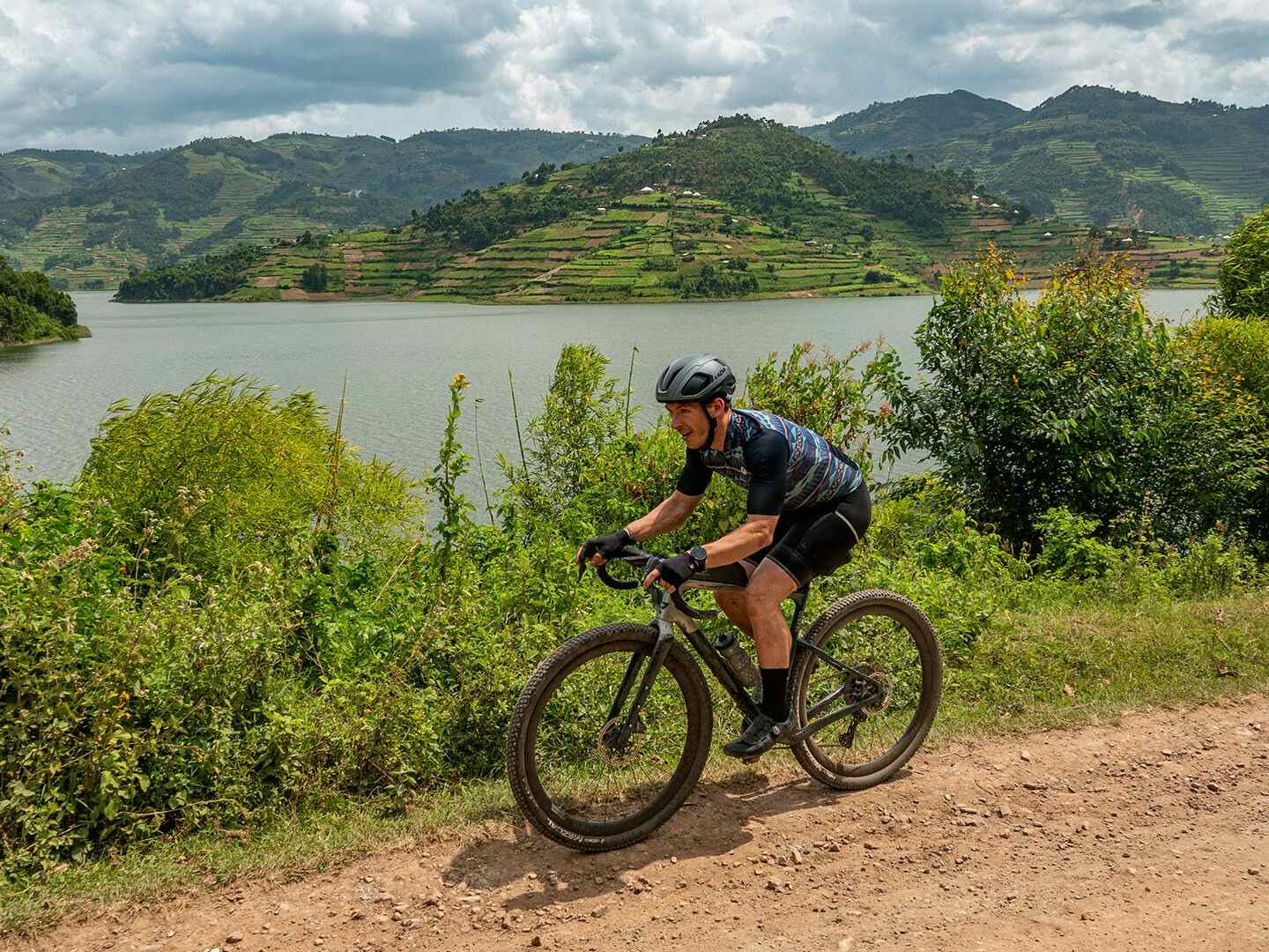 Uganda Cycling, Lake Bunyonyi, Uganda, RedDirt