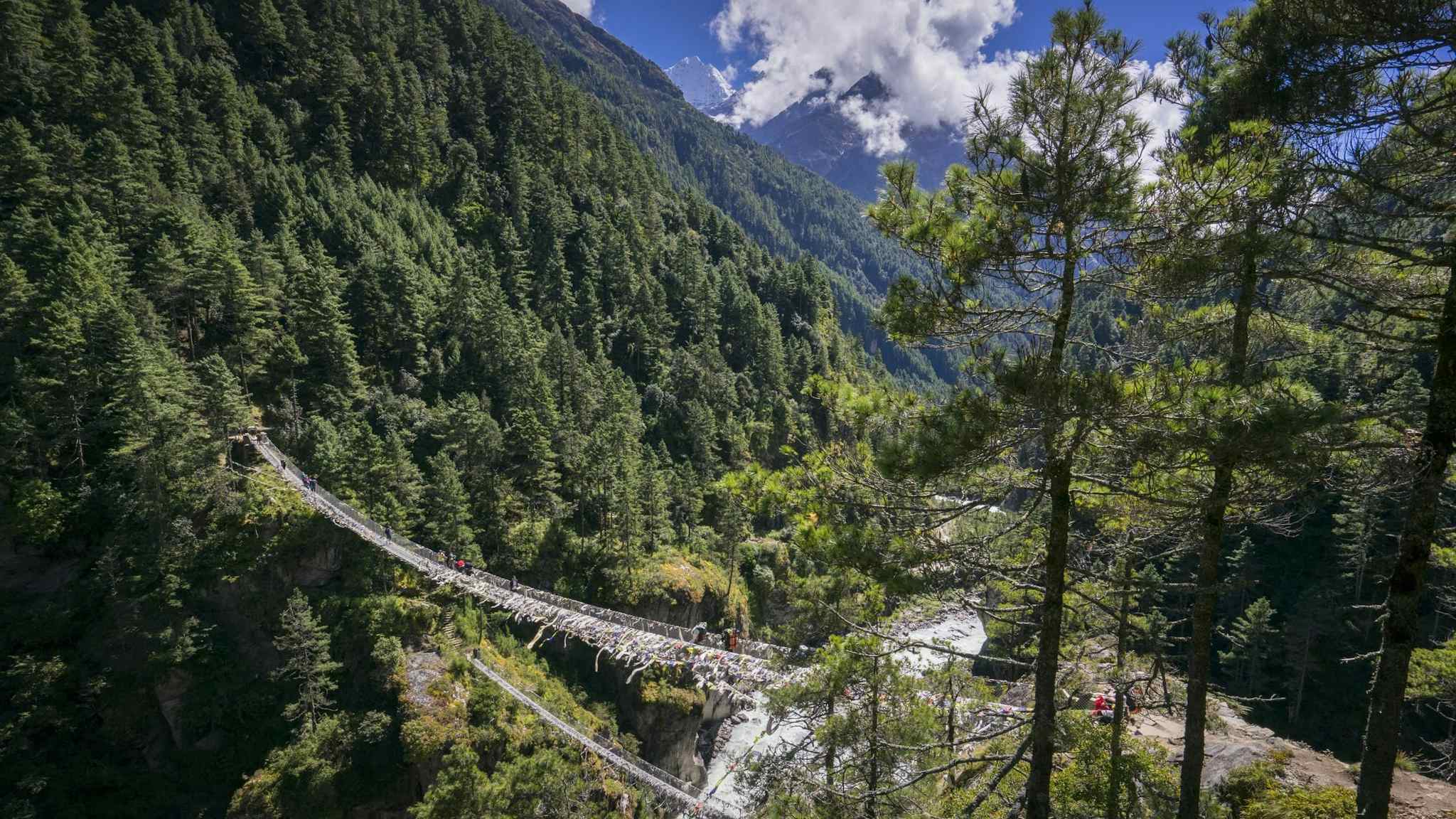 Bridge on the EBC Trek, Trek to Everest Base Camp