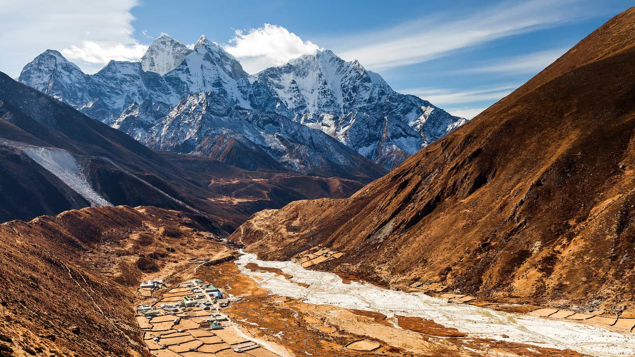 Ama Dablam from Dingboche, Trek to Everest Base Camp