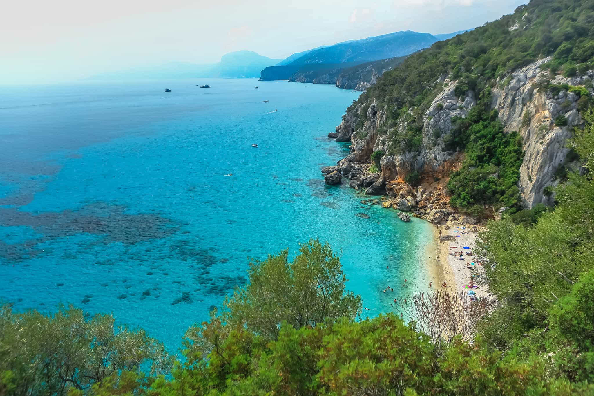 Cala Gonone beach, Sardinia. Photo: GettyImages-1247800638