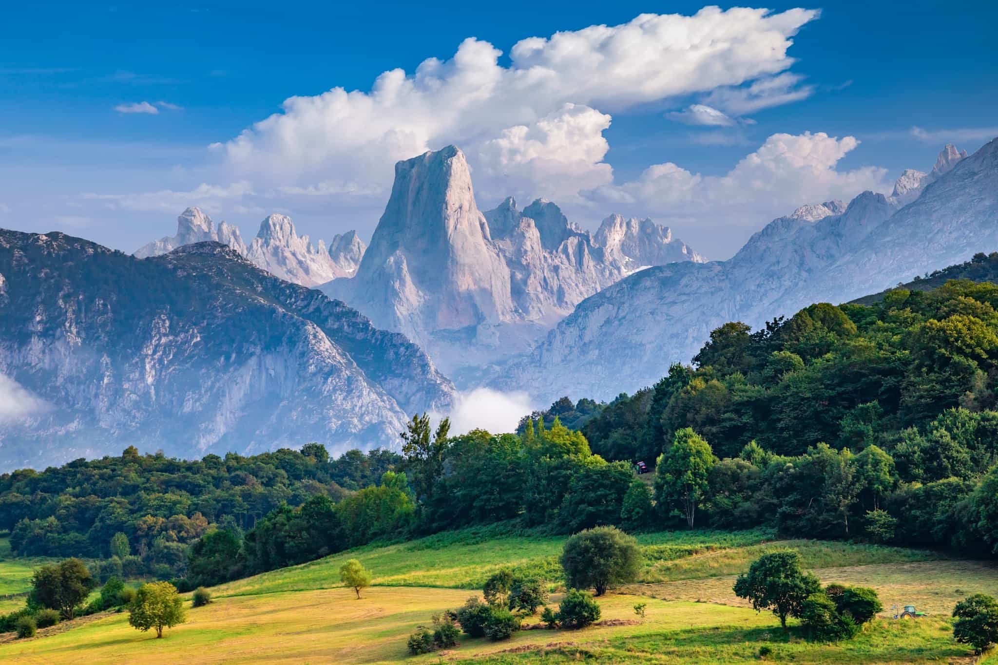Naranjo de Bulnes or Pico Urriellu in Spain's Picos de Europa
