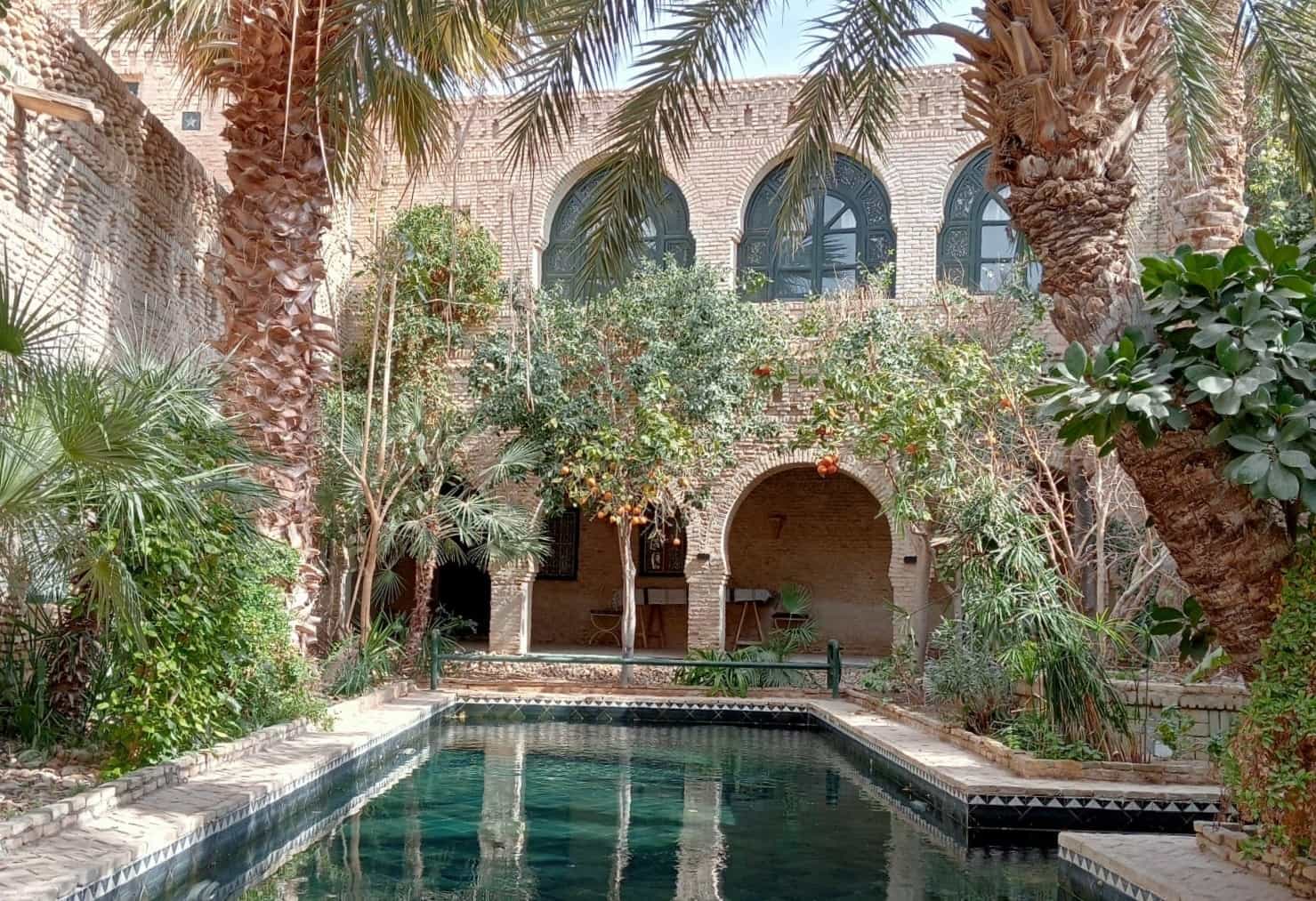 Courtyard, Dar Nejma, Tozeur, Tunisia: Hotel