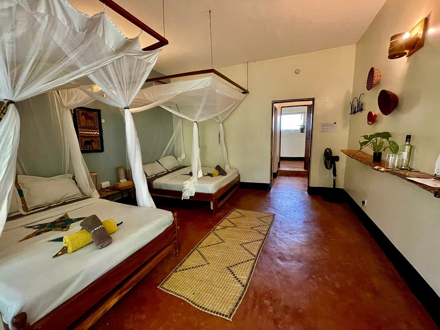 Via Via Guesthouse, Entebbe, Uganda.