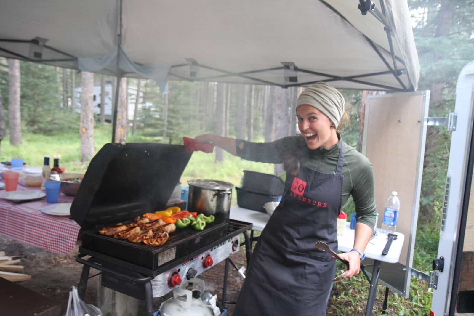 Cooking at Campground