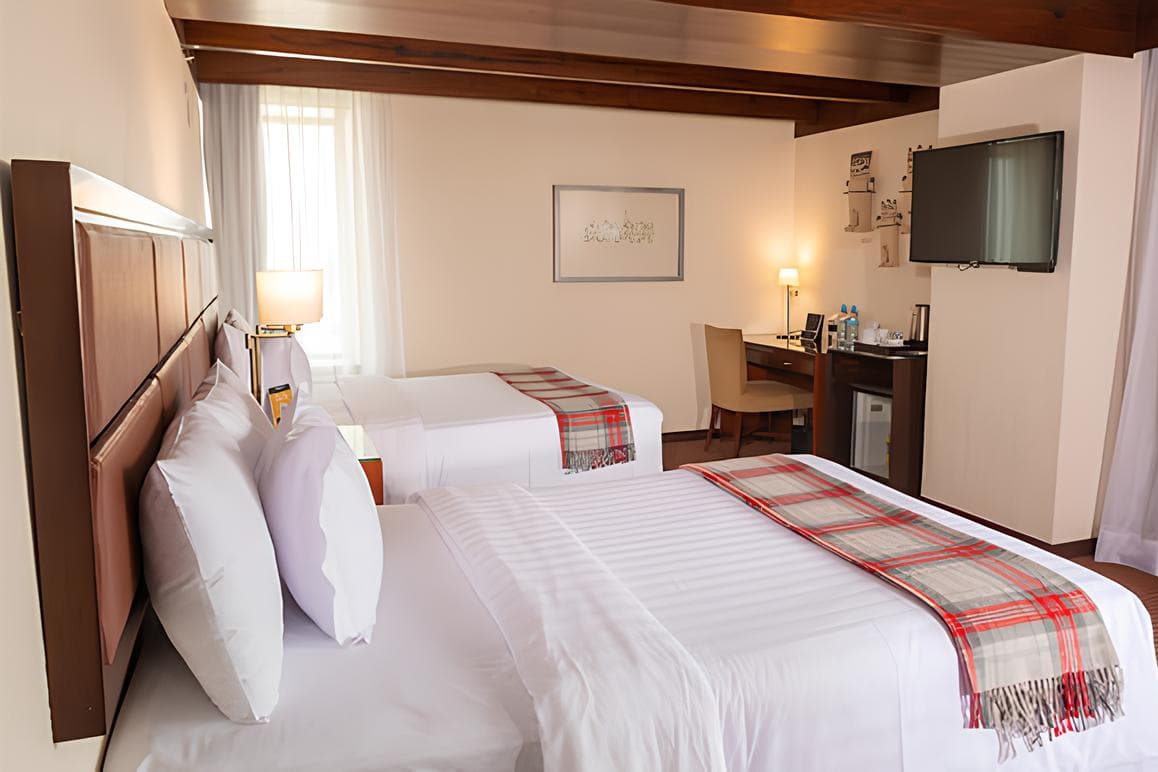 Twin room at the Casa Andina in Lima