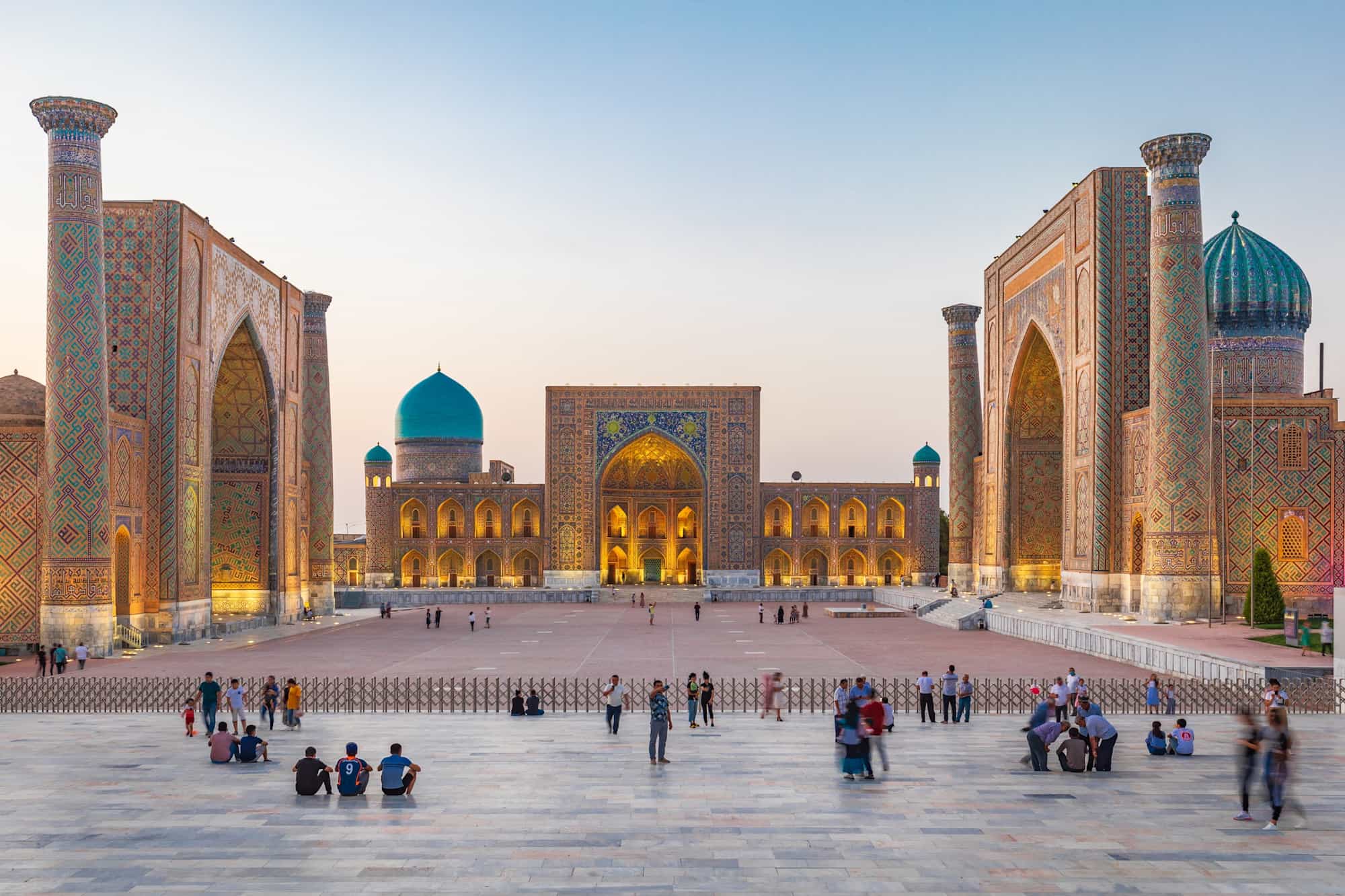 Registan Square in Samarkand.
