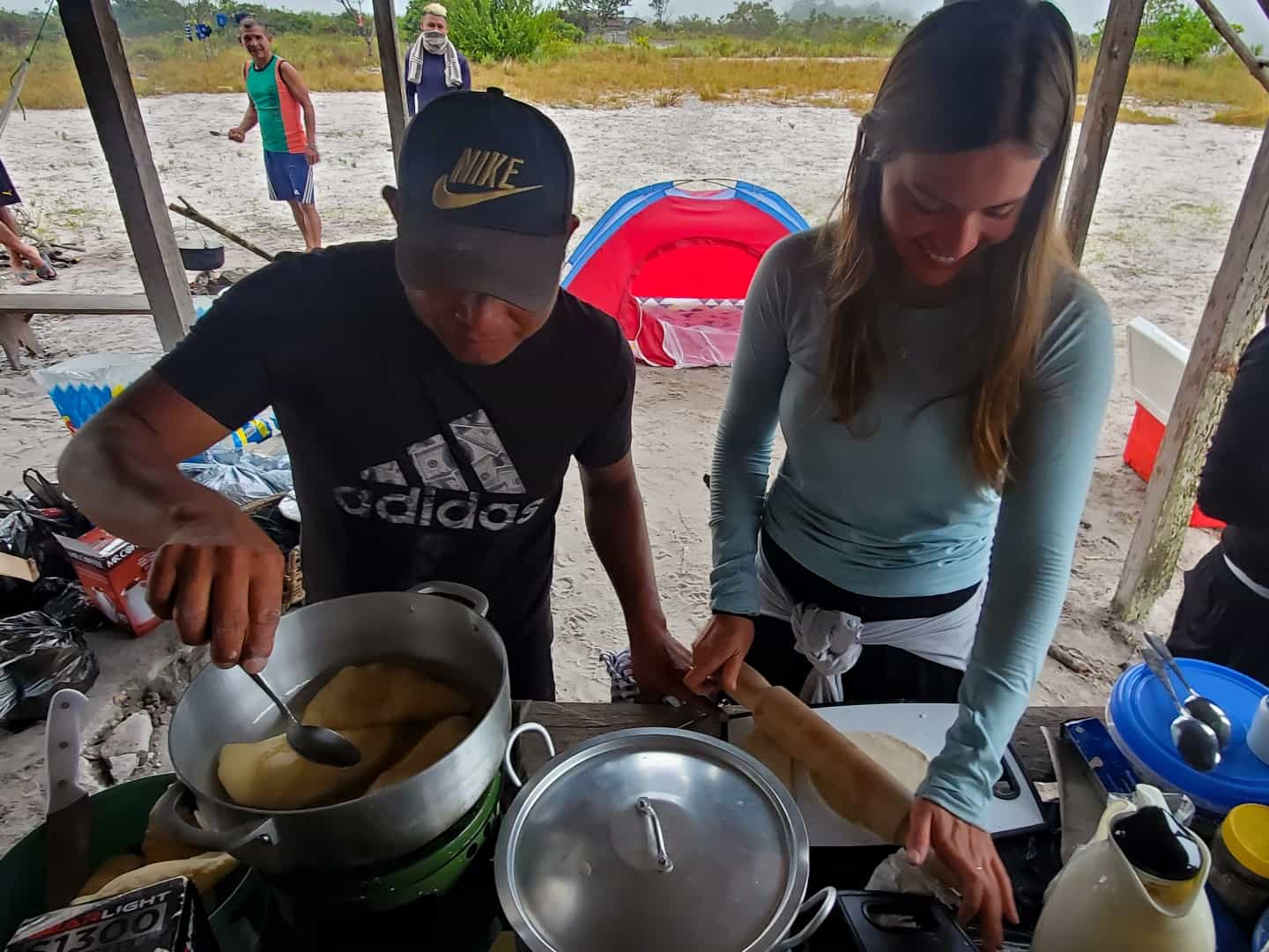 Camp Kitchen, Paruima, Guyana, Wilderness Explorers