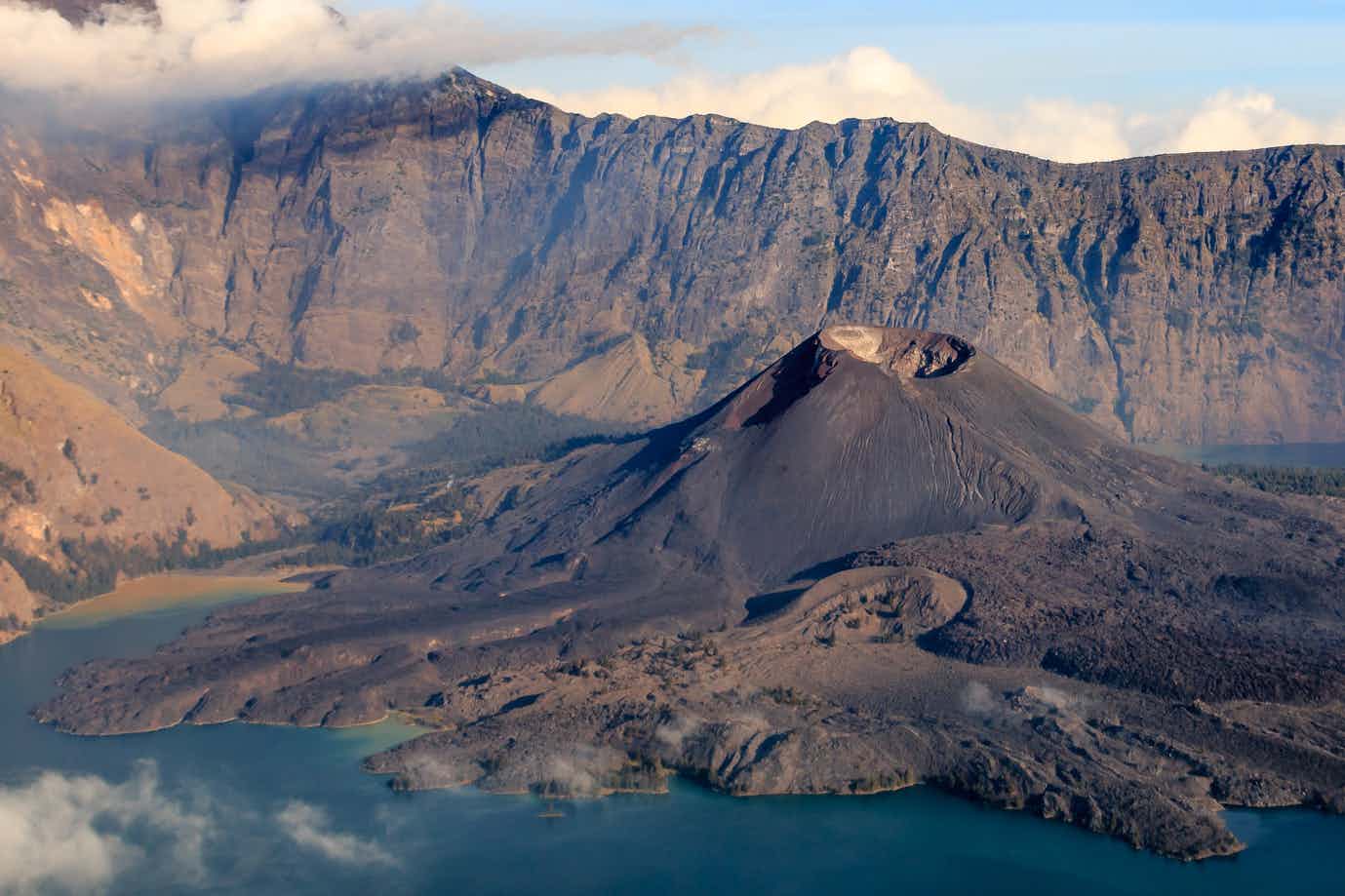Crater rim, Mount Agung, Lombok, Indonesia. Photo: Getty-537925961