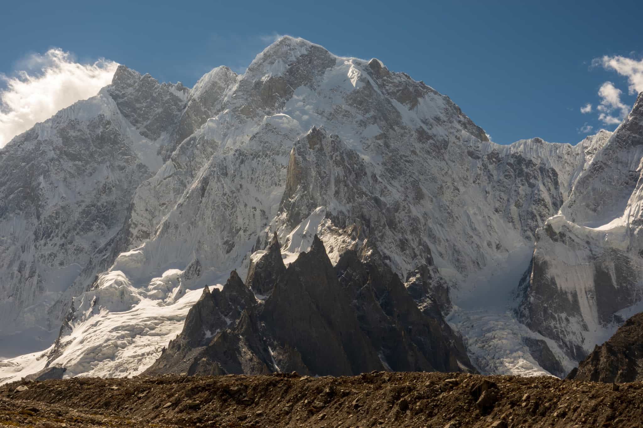 Mountain views from K7 base camp.