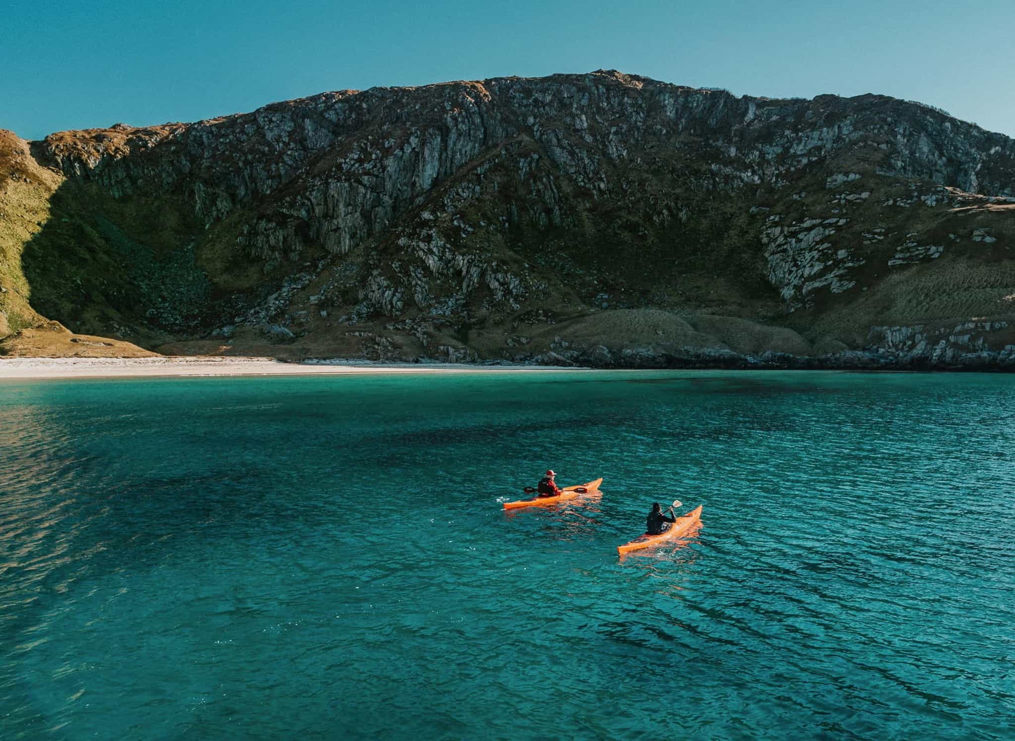 Bunes beach kayaking Lofoten Islands
Host image: Pukka Travels