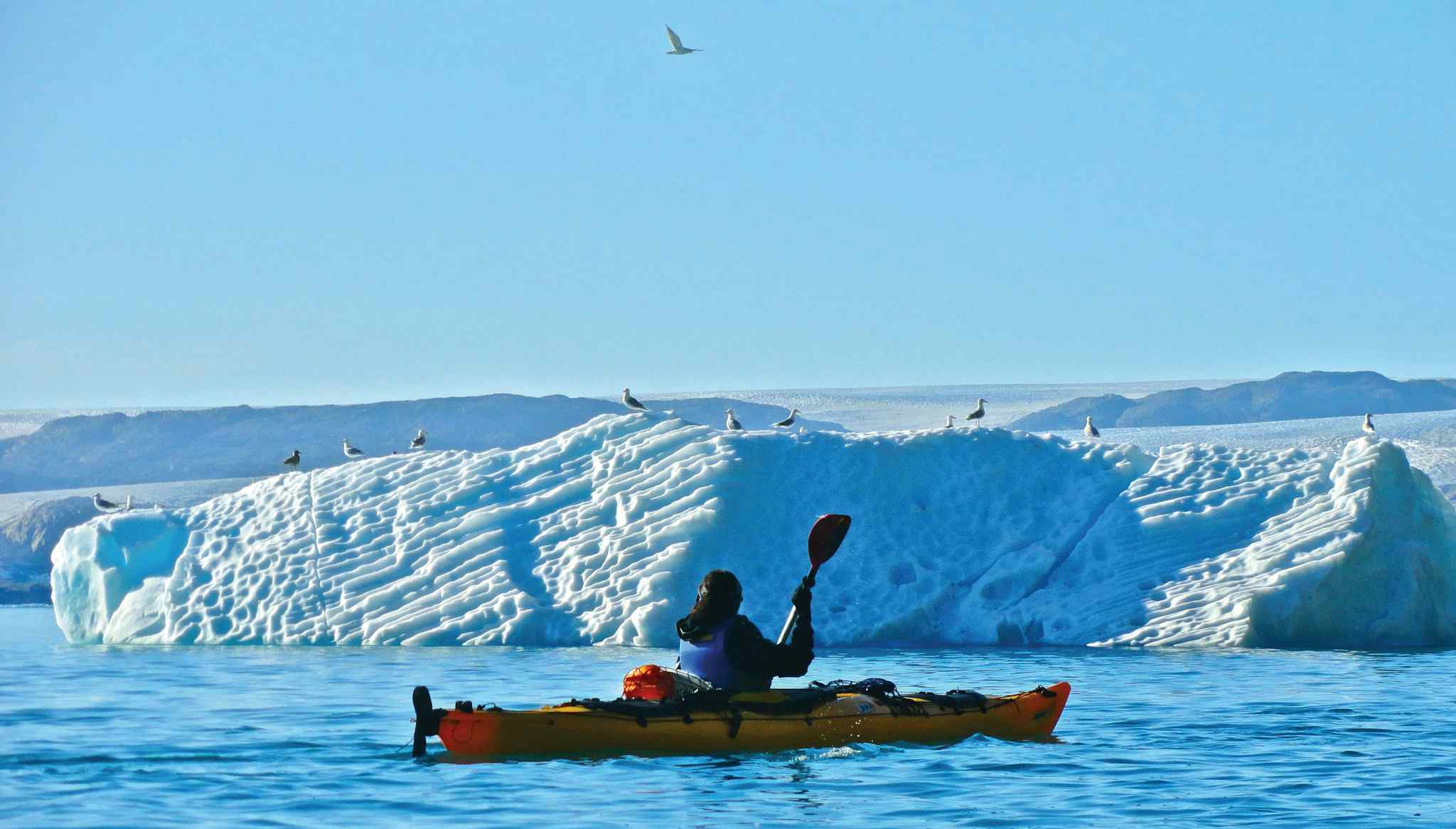 Kayaking, Greenland. Photo: Host/Tasemiut