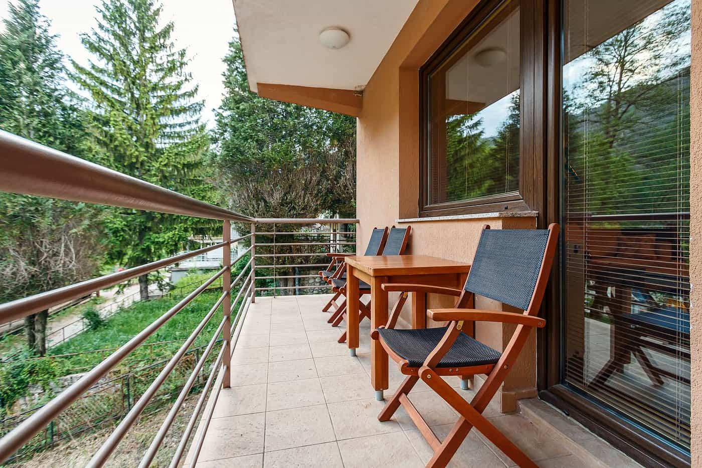 View from terrace of Boracko Lake apartment ,Bosnia