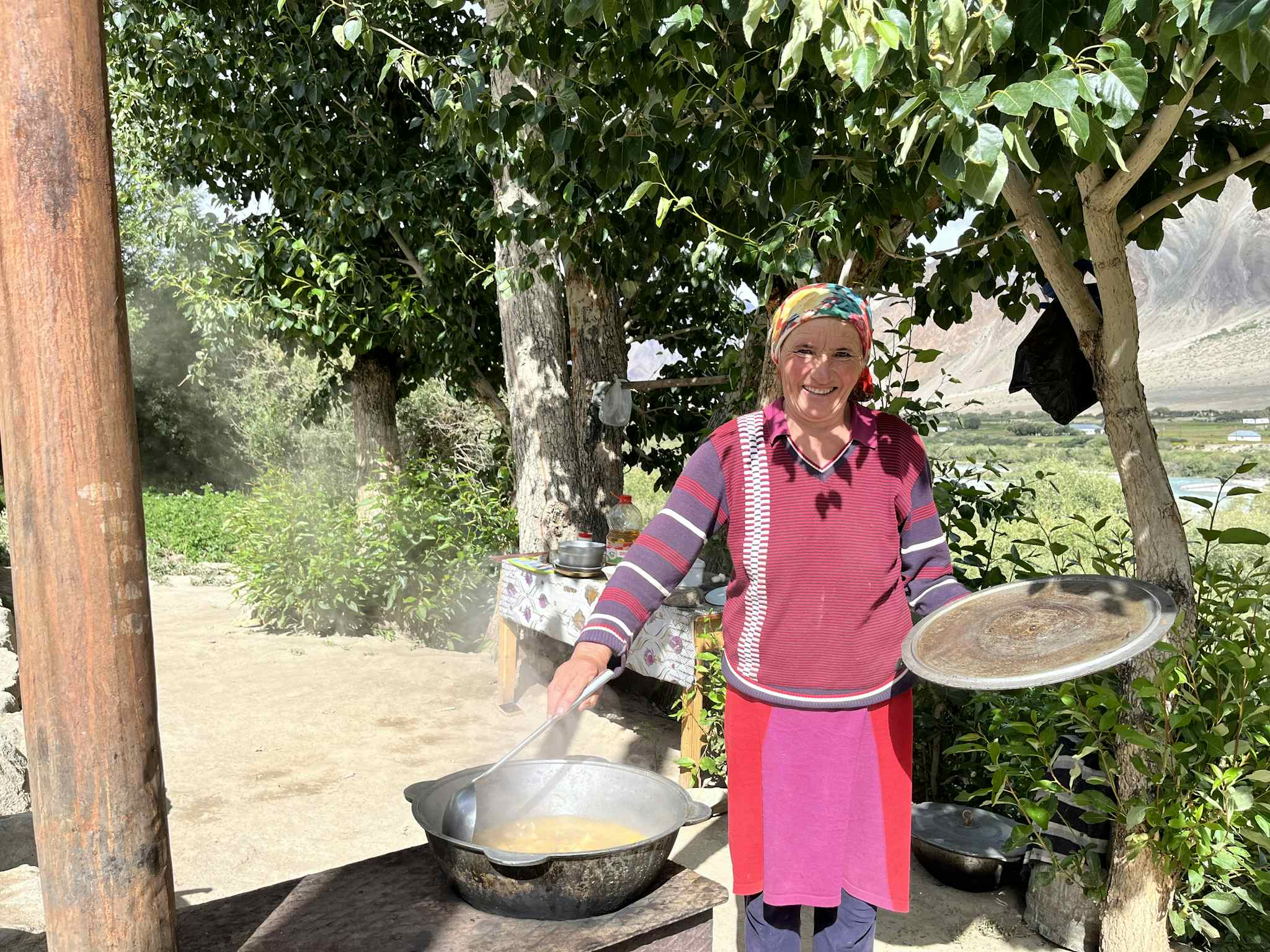 Gulsimo homestay owner, Tajikistan. Photo: Host/Orom Travel