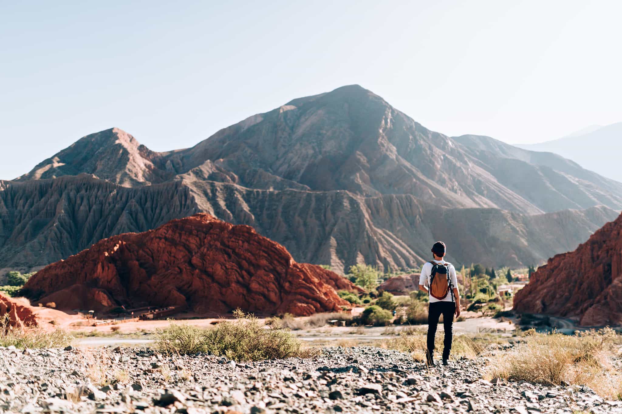 Purmamarca, Hiker, Argentina, Getty