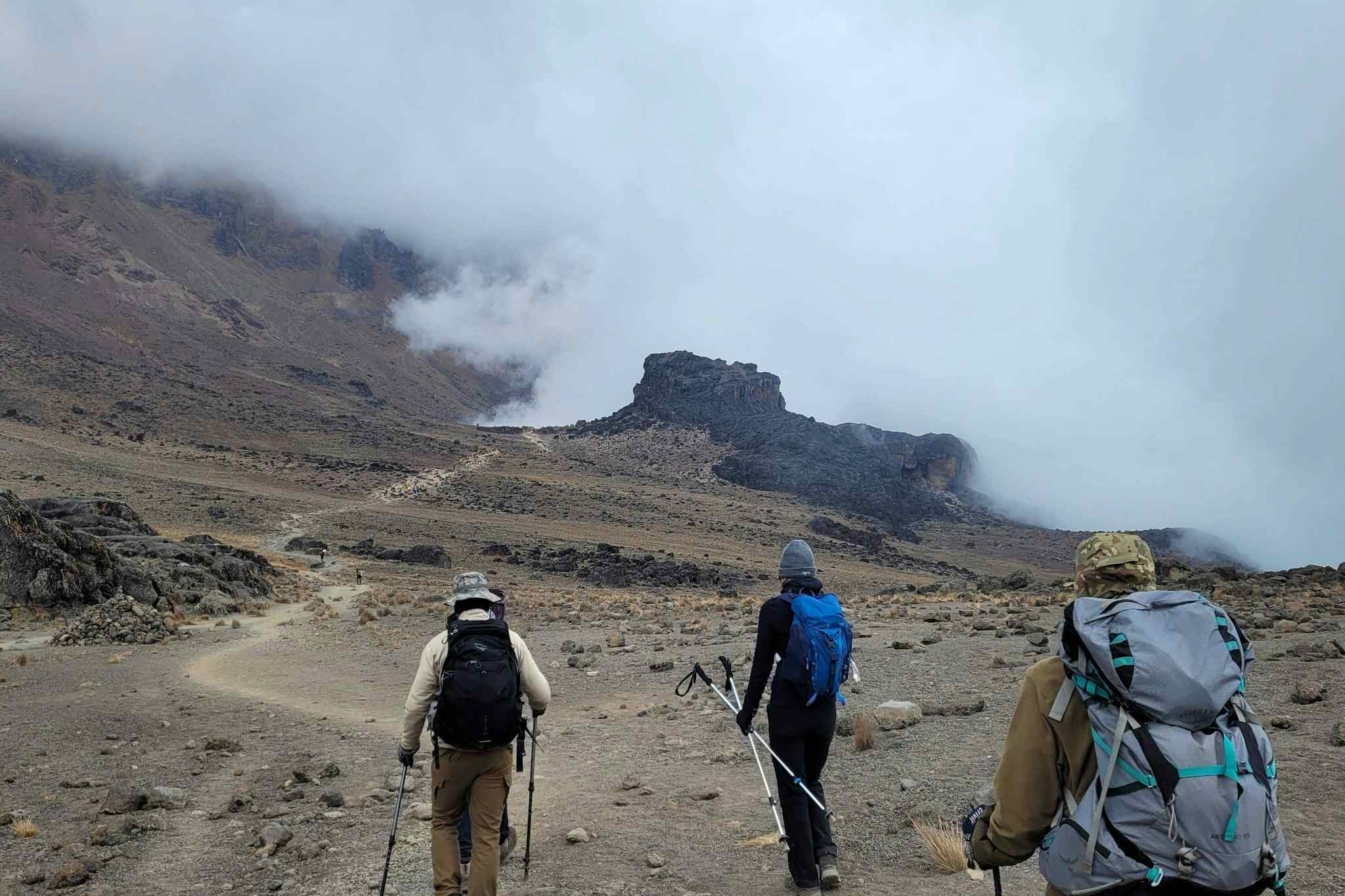 Lava Tower, Machame Route, Kilimanjaro. Photo Kirsty Holmes/Much Better Adventures