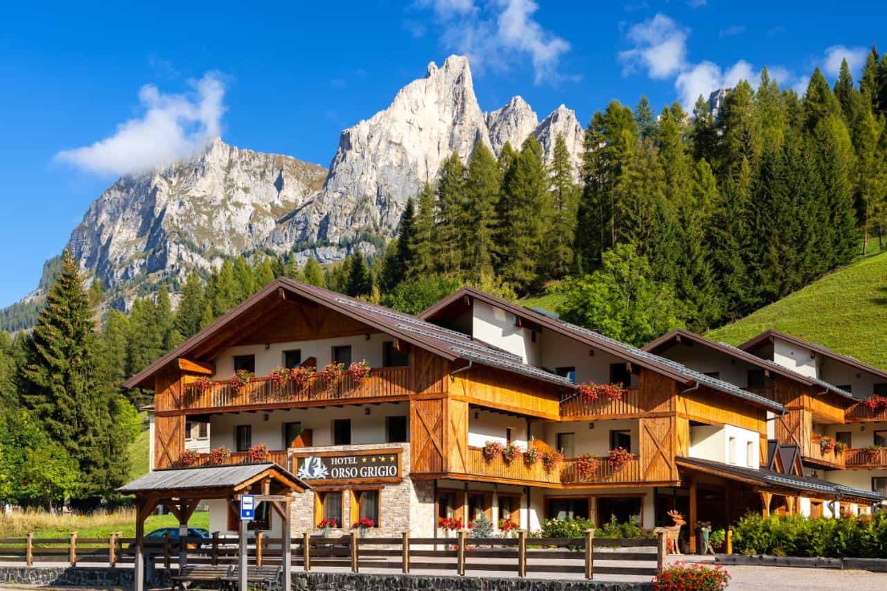 Hotel Orso Grigio, Dolomites, Italy. Photo: Hotel Orso Grigio