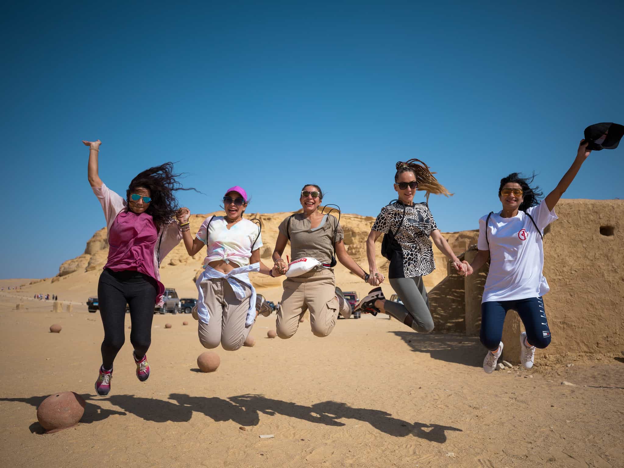 Group of tourists in Fayoum . Photo: host, Travel Trails