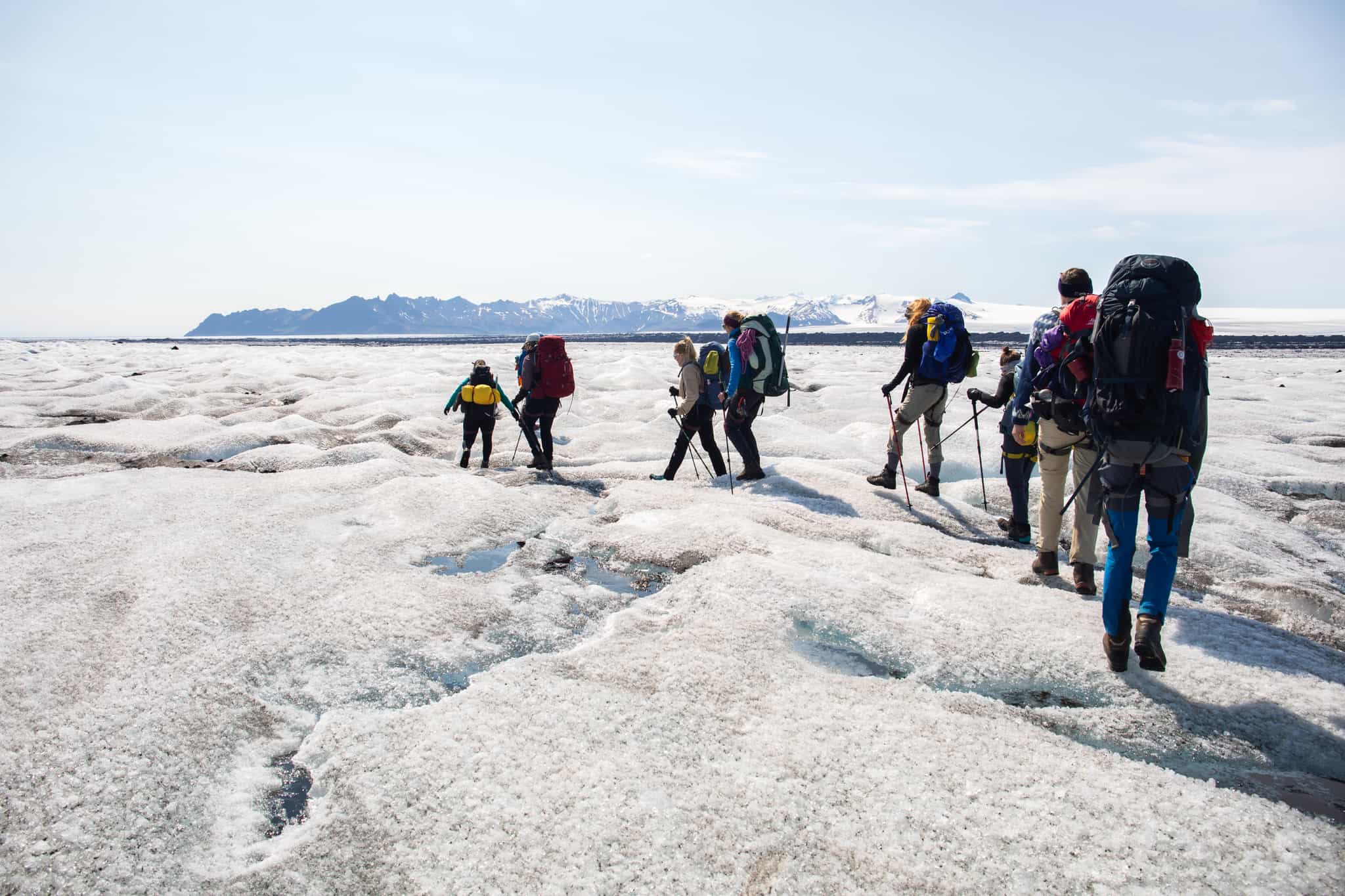 Glacier crossing expedition, Iceland. Photo: Host/Icelandic Mountain Guides