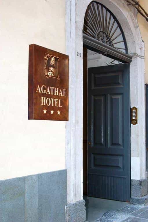 Hotel Agathae Catania Hotel Entrance