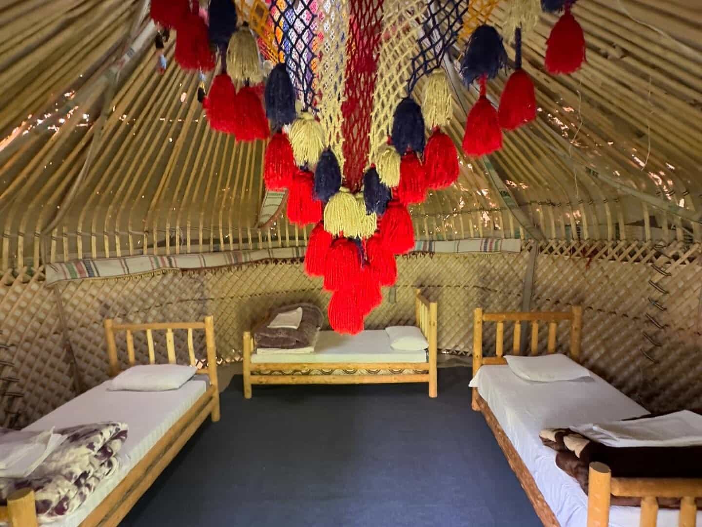 Yurt at Seyyod Camp in the Nuratau Mountains.