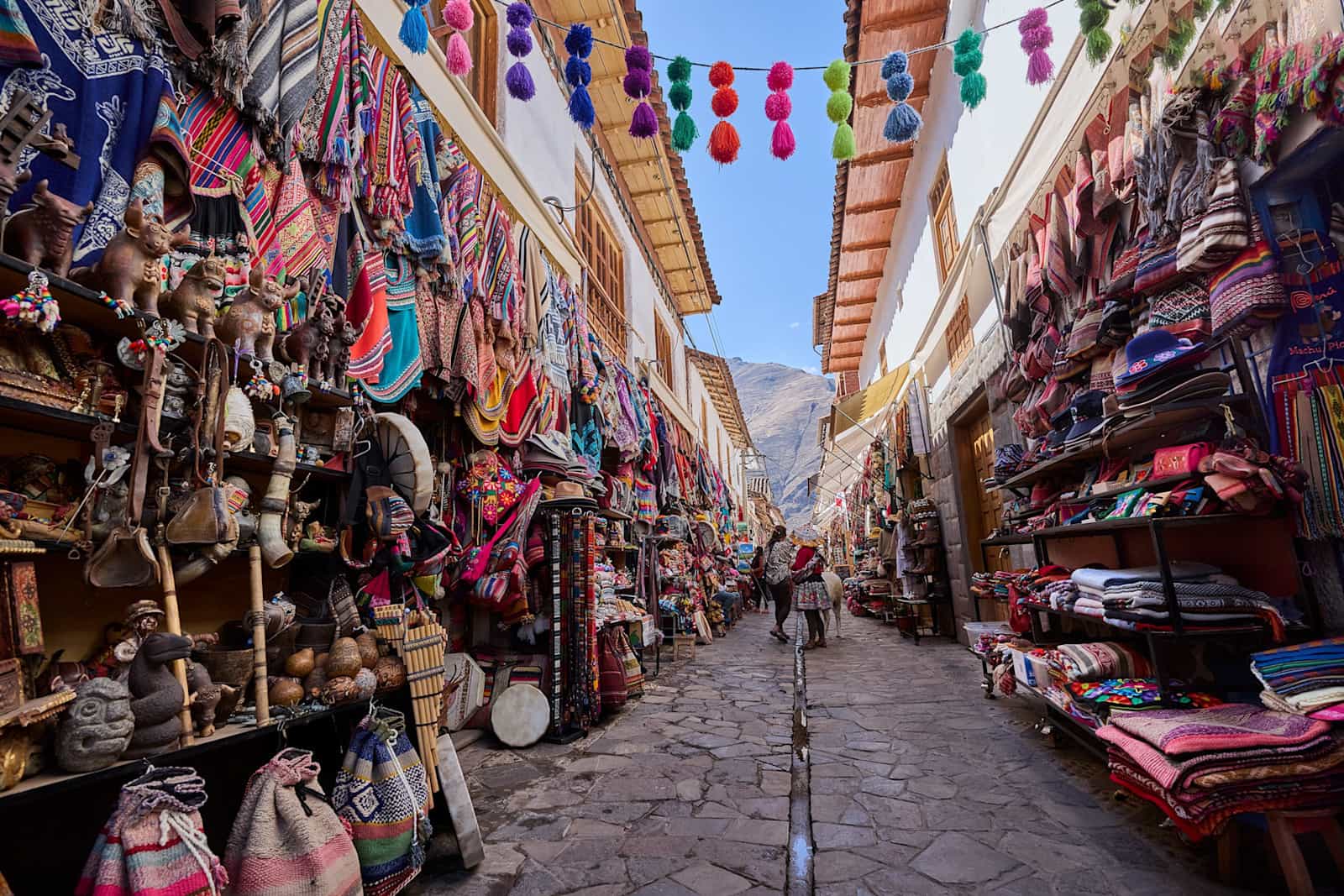 Pisac Market is one of the most vibrant and famous markets in the Sacred Valley of Peru