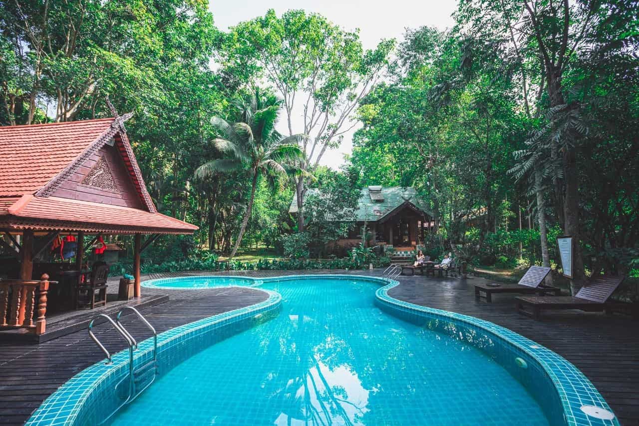 Marisa resort pool, Thailand.