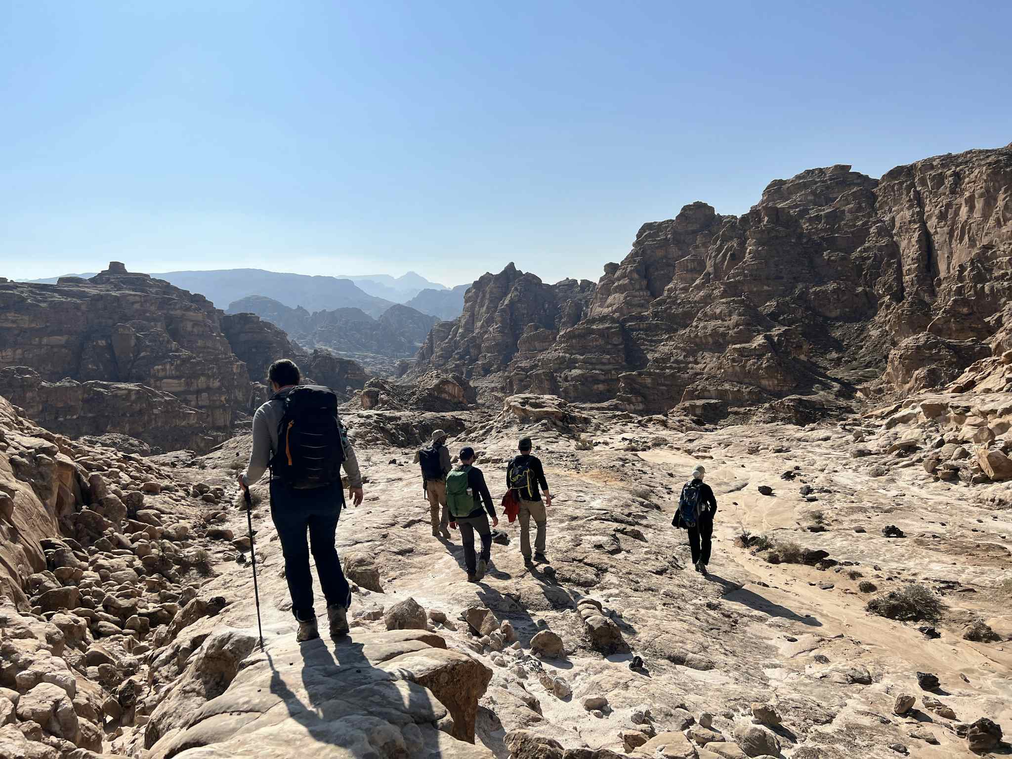 Trekking the Jordan Trail, Wadi Aheimar to Wadi Gseib section. 
Host image - Experience Jordan