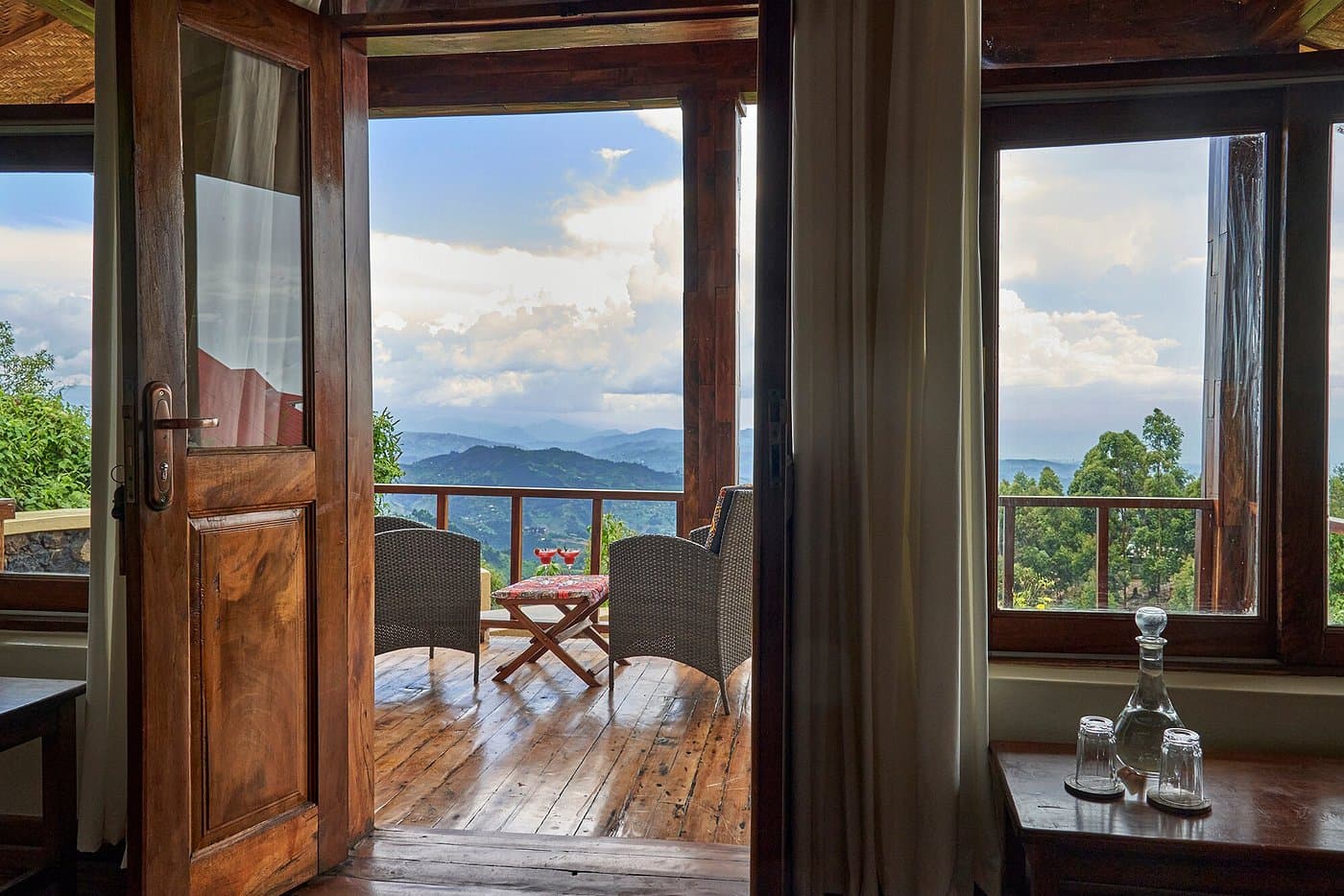 Nkuringo Gorilla Lodge, Bwindi, Uganda.