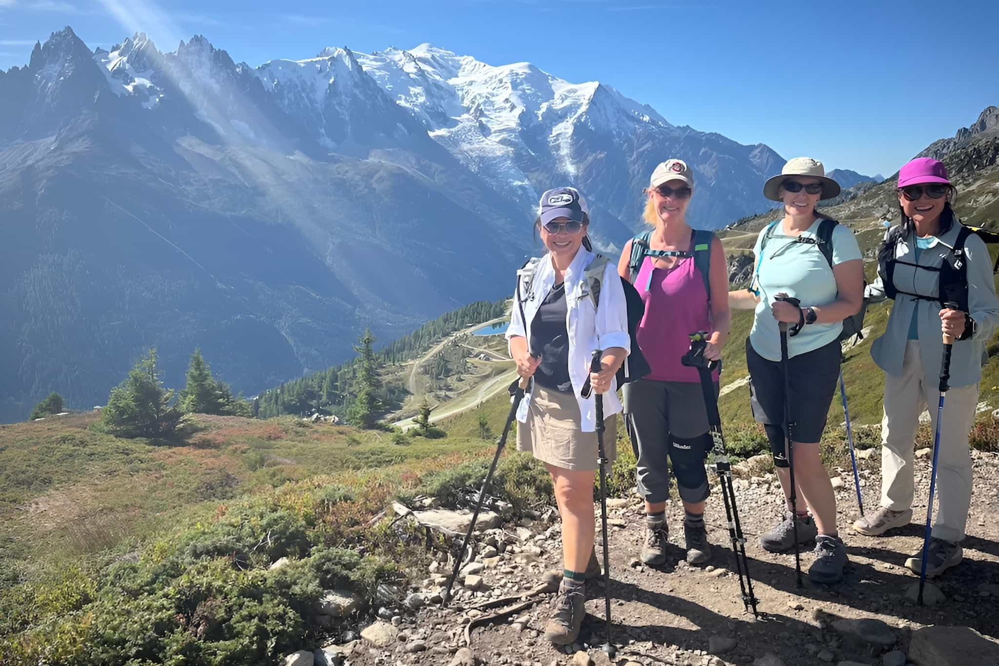 Hiking in the French Alps, France. Photo: host // Tracks and Trails