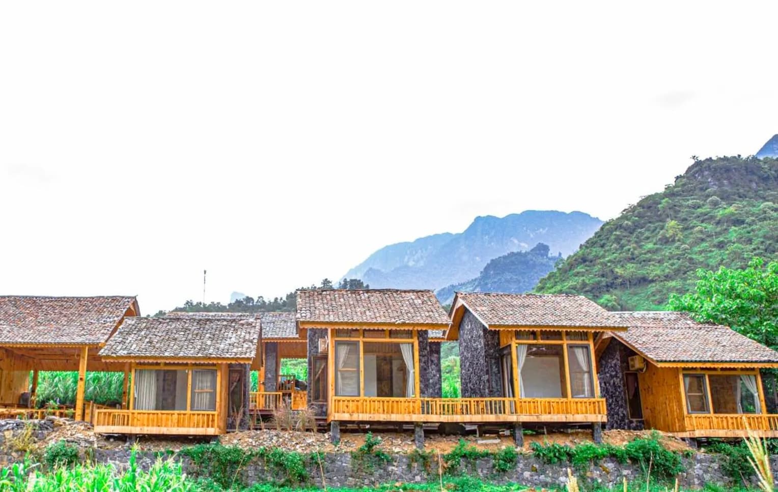 CheinLodge, located in mountainous DuGia Vietnam
