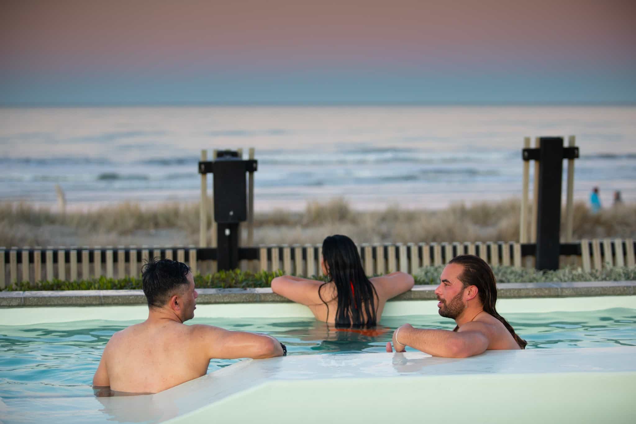 He Puna Taimoana Brighton Hot Pools near Christchurch, New Zealand