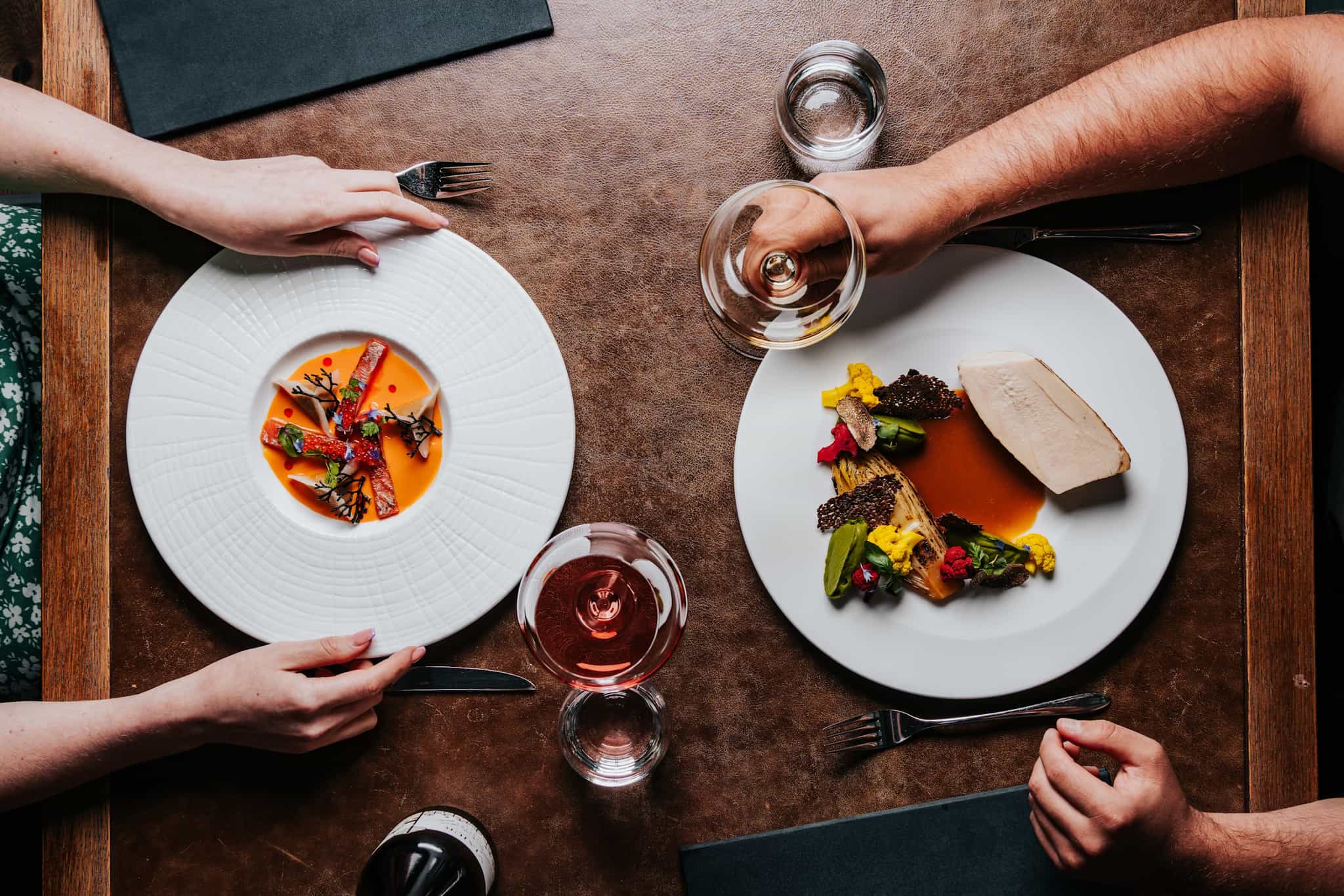 Food at the Hotel Lomnica restaurant