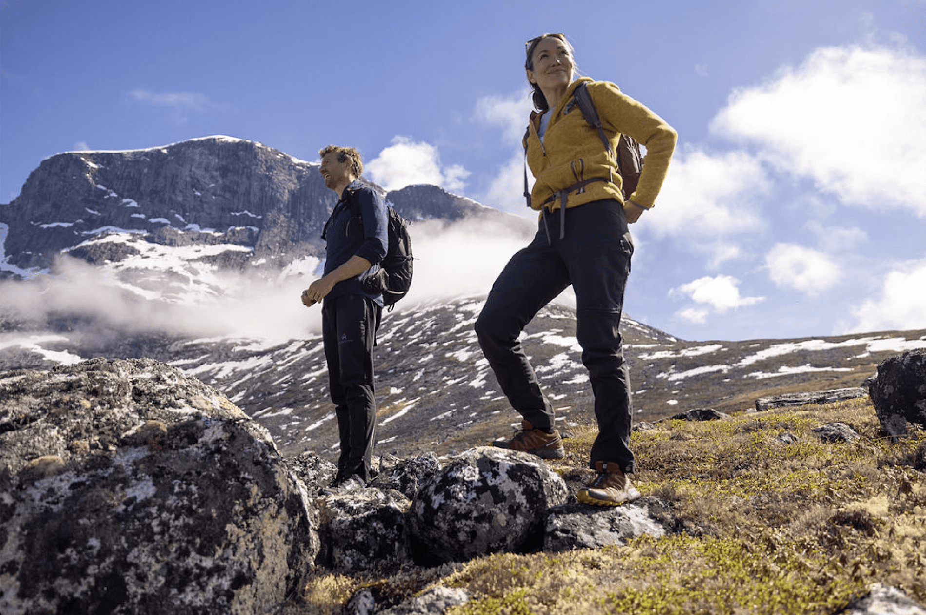Hiking near Itisoq, Greenland.