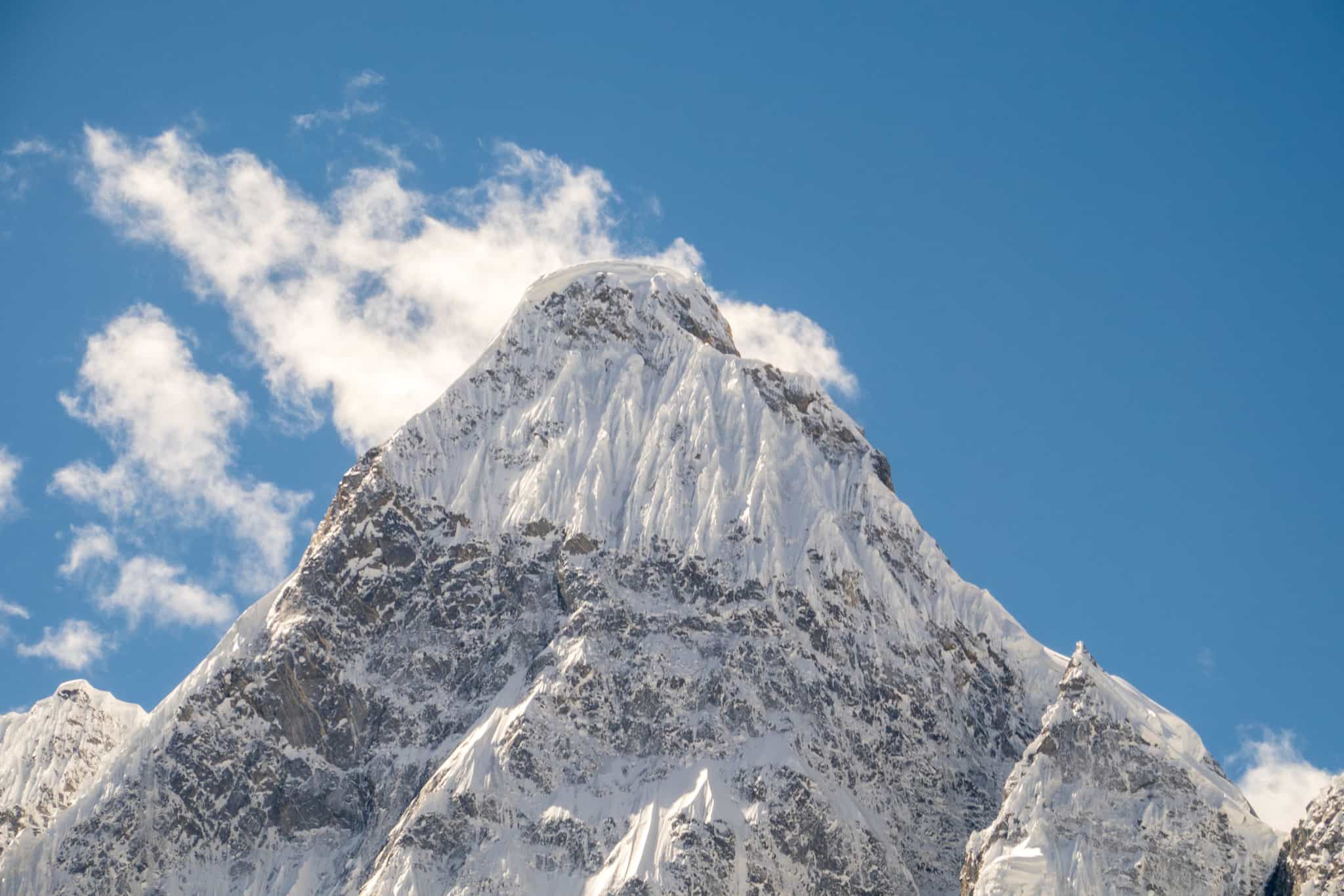 View of Kapura Peak in the Karakorum