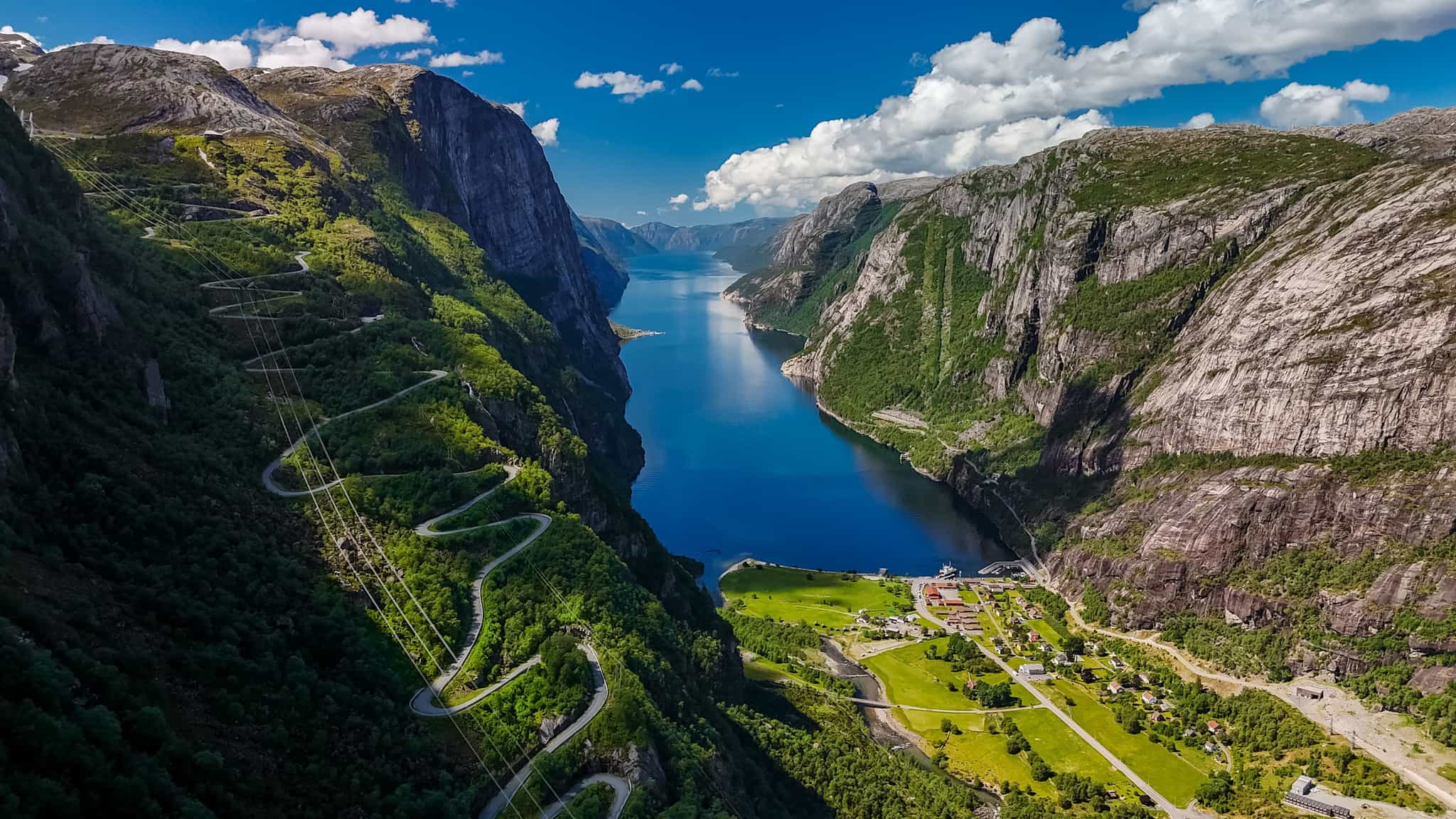 Lysebotn, Lysefjord, Norway.